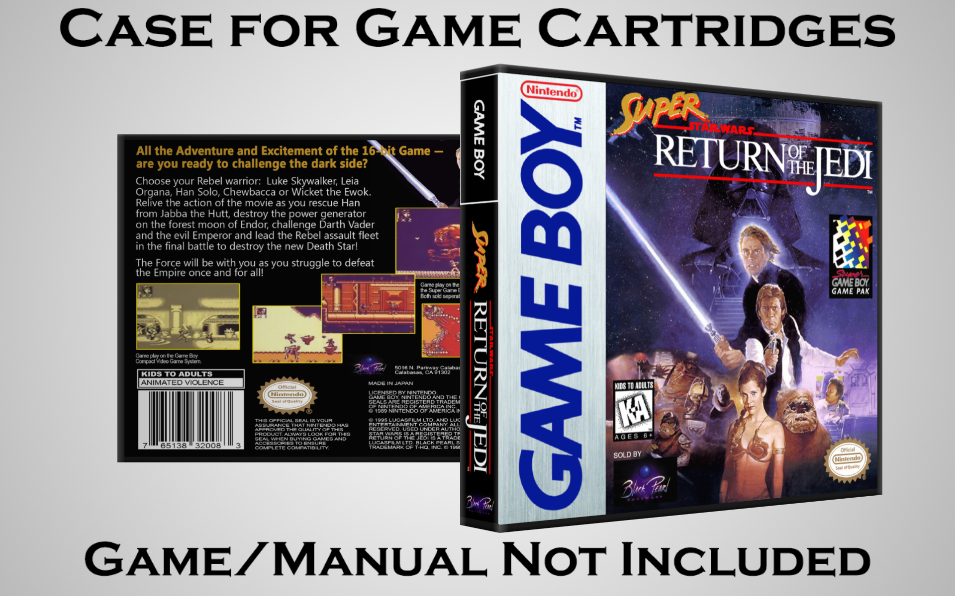 Protective Display Case for Game Boy/Gameboy Color Cartridges - NO GAME/MANUAL - Picture 208 of 249