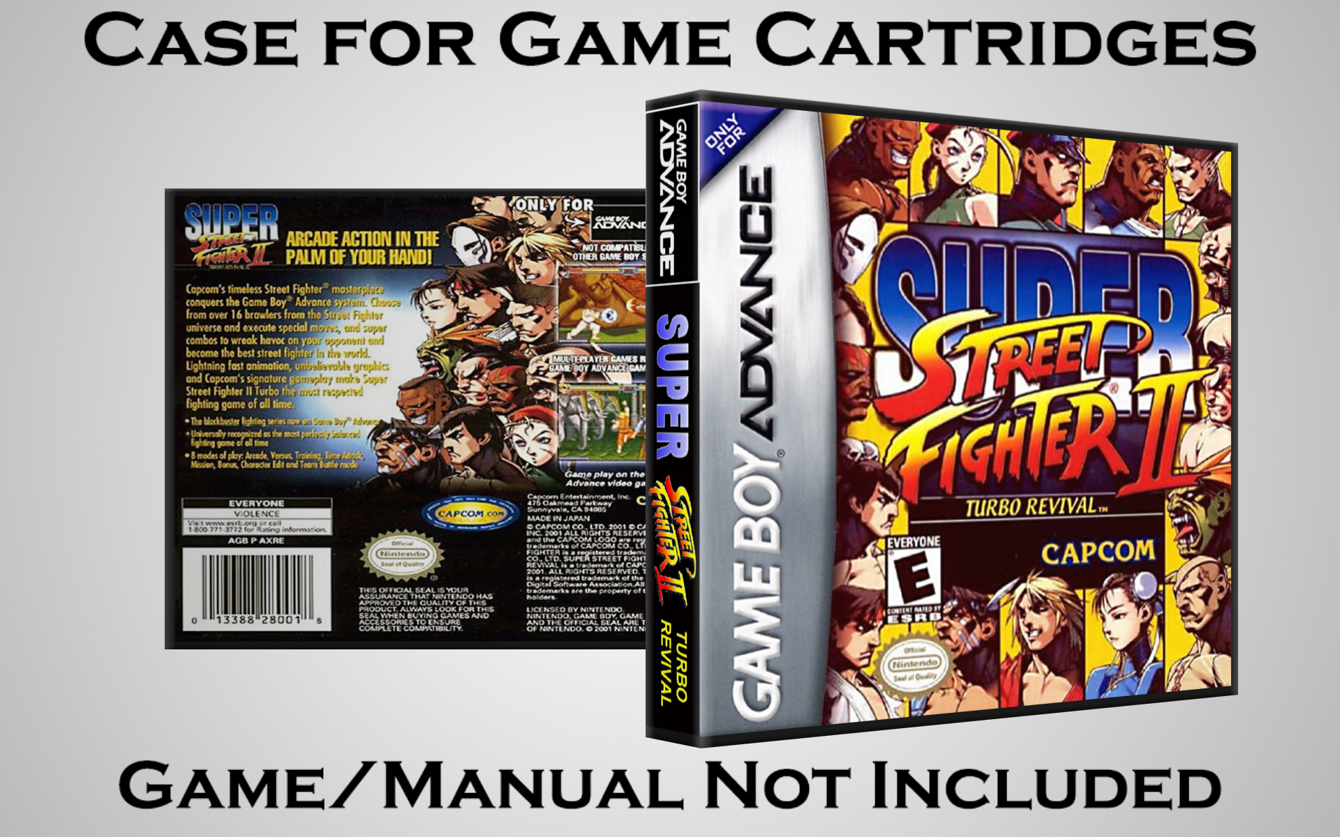 Protective Display Case for Game Boy Advance Cartridges - NO GAME/MANUAL - Picture 213 of 249