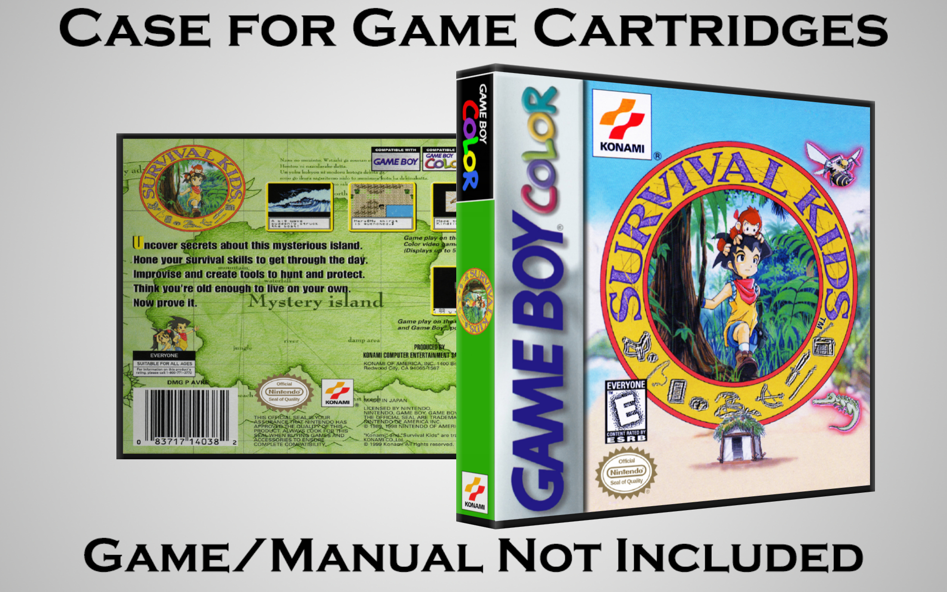 Protective Display Case for Game Boy/Gameboy Color Cartridges - NO GAME/MANUAL - Picture 209 of 249
