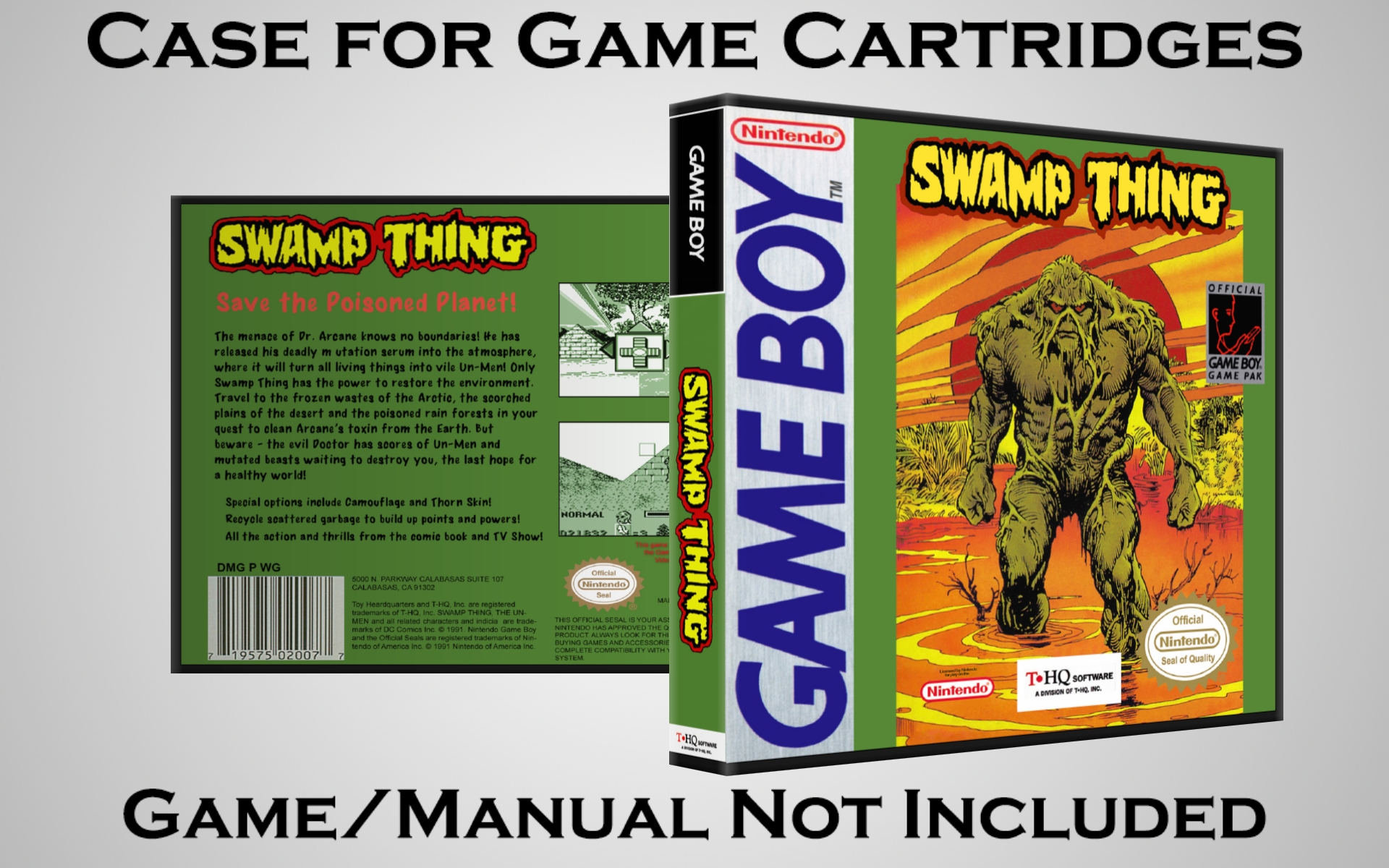 Protective Display Case for Game Boy/Gameboy Color Cartridges - NO GAME/MANUAL - Picture 210 of 249