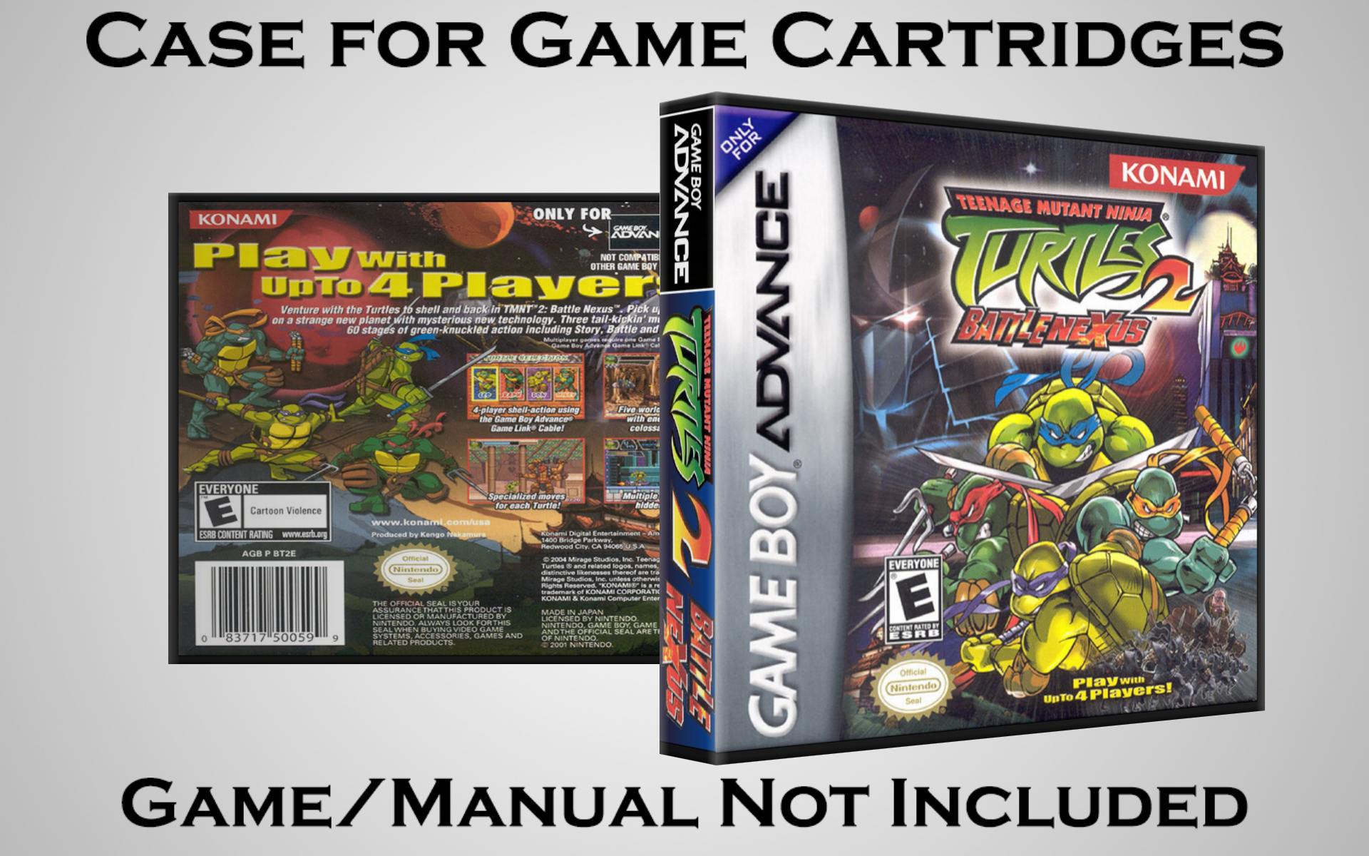 Protective Display Case for Game Boy Advance Cartridges - NO GAME/MANUAL - Picture 219 of 249