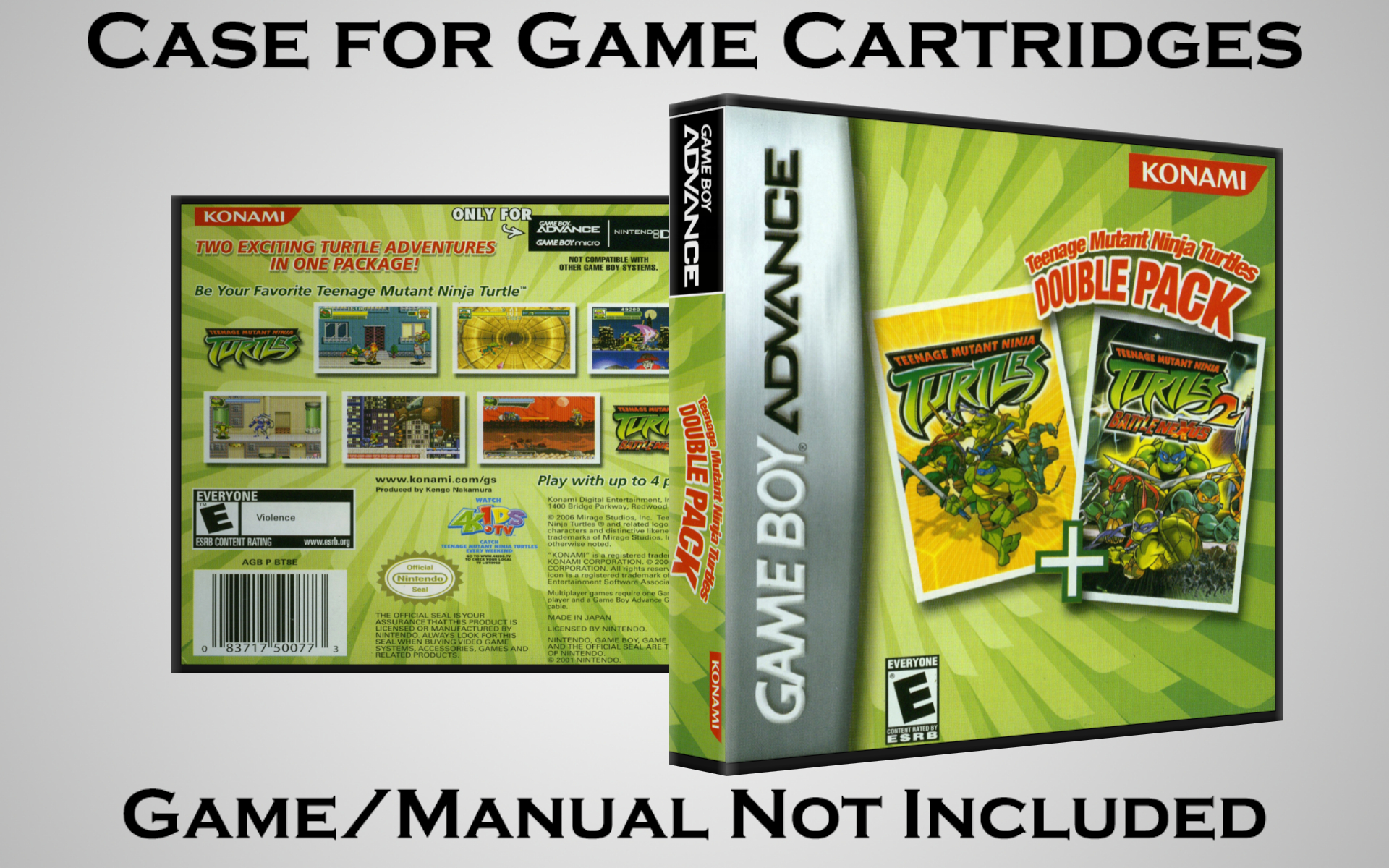 Protective Display Case for Game Boy Advance Cartridges - NO GAME/MANUAL - Picture 220 of 249