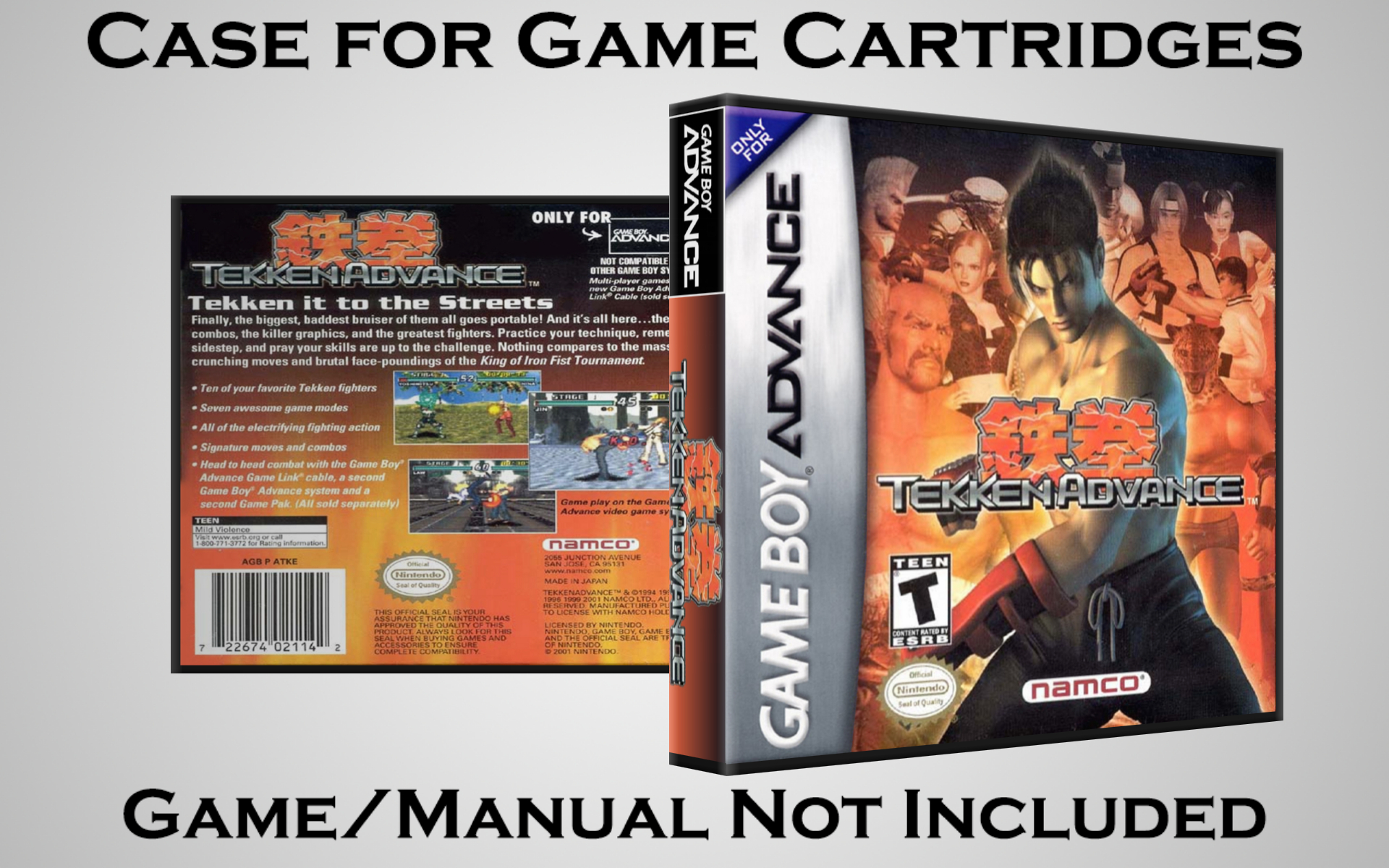 Protective Display Case for Game Boy Advance Cartridges - NO GAME/MANUAL - Picture 221 of 249