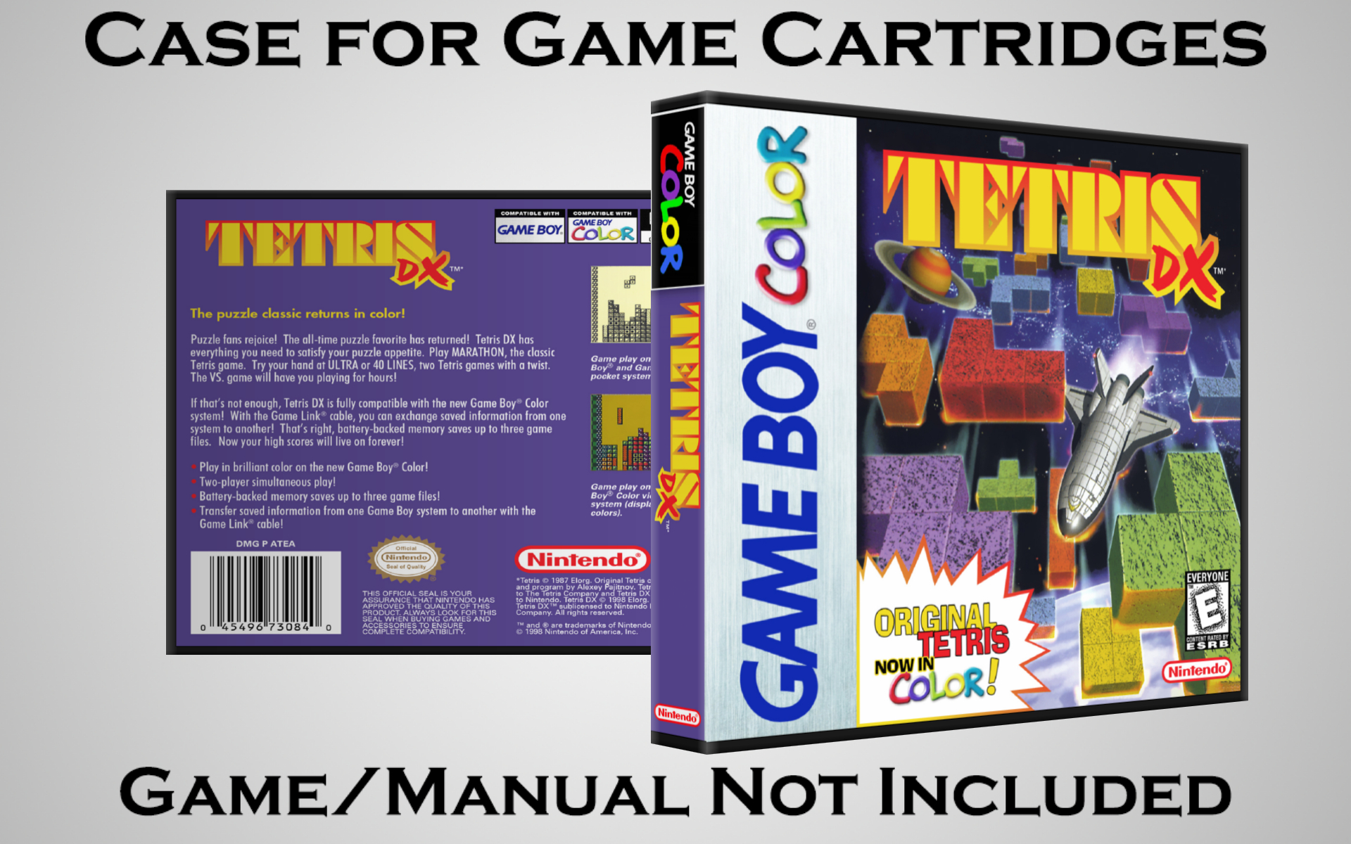 Protective Display Case for Game Boy/Gameboy Color Cartridges - NO GAME/MANUAL - Picture 220 of 249