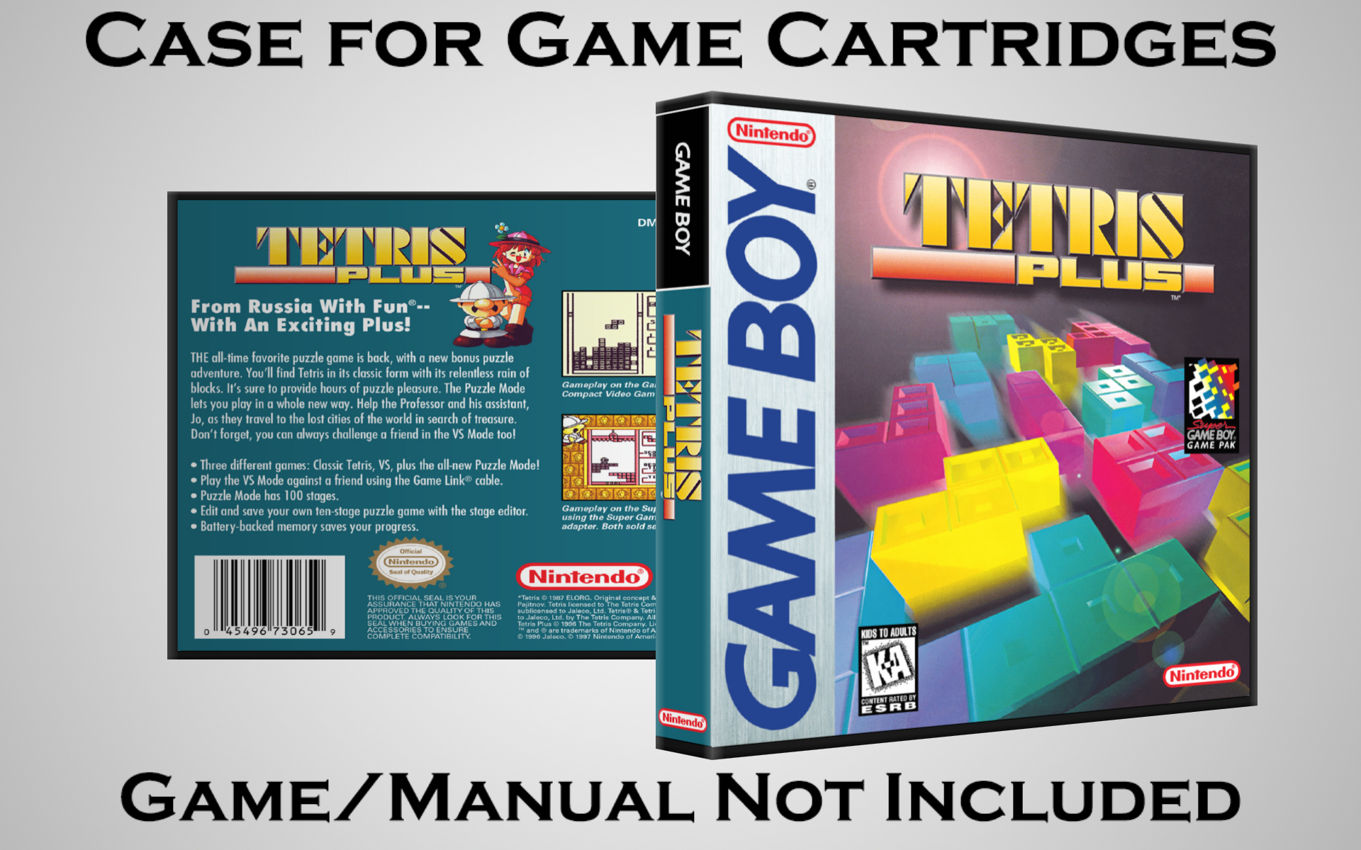 Protective Display Case for Game Boy/Gameboy Color Cartridges - NO GAME/MANUAL - Picture 221 of 249