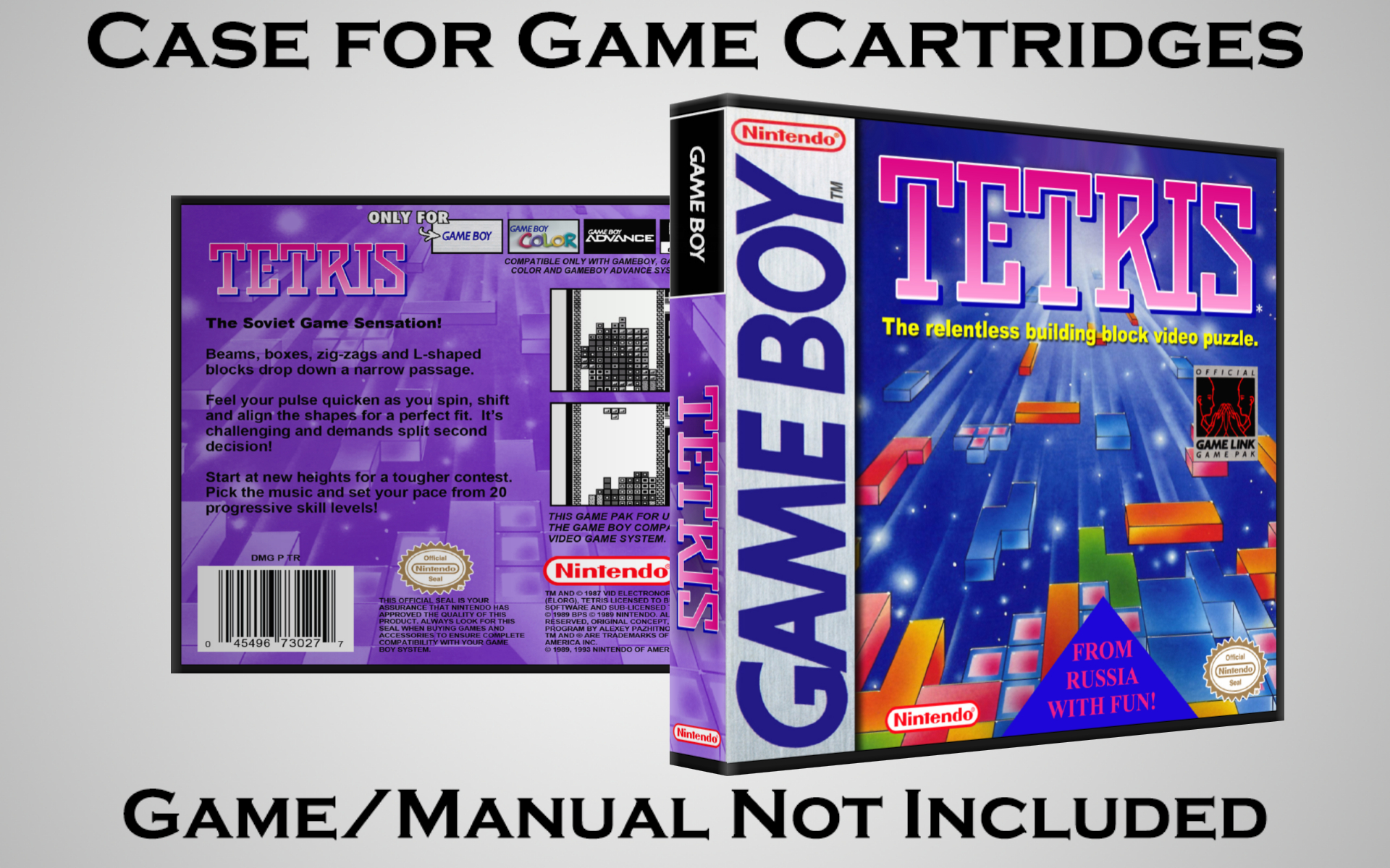 Protective Display Case for Game Boy/Gameboy Color Cartridges - NO GAME/MANUAL - Picture 216 of 249