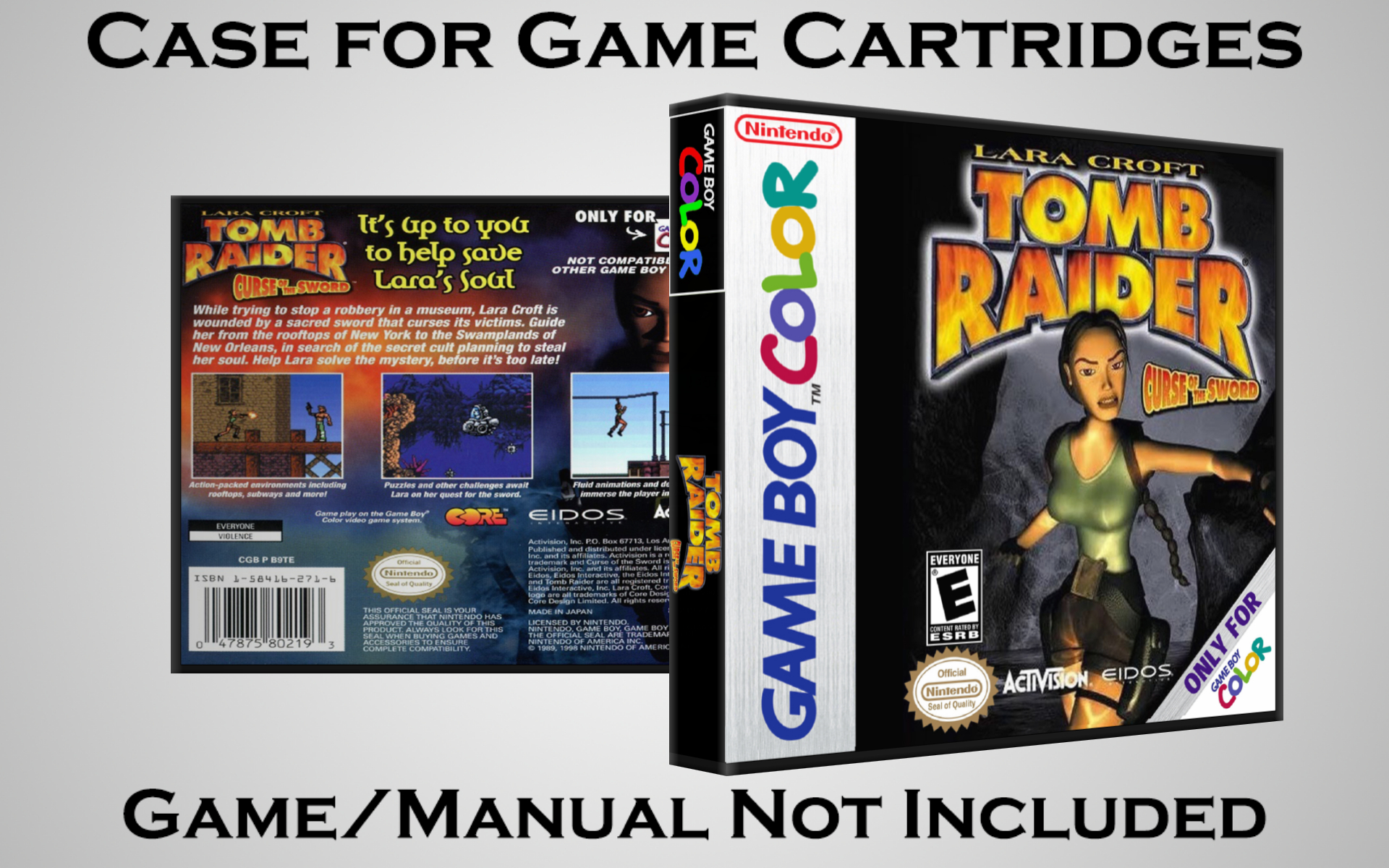 Protective Display Case for Game Boy/Gameboy Color Cartridges - NO GAME/MANUAL - Picture 101 of 249