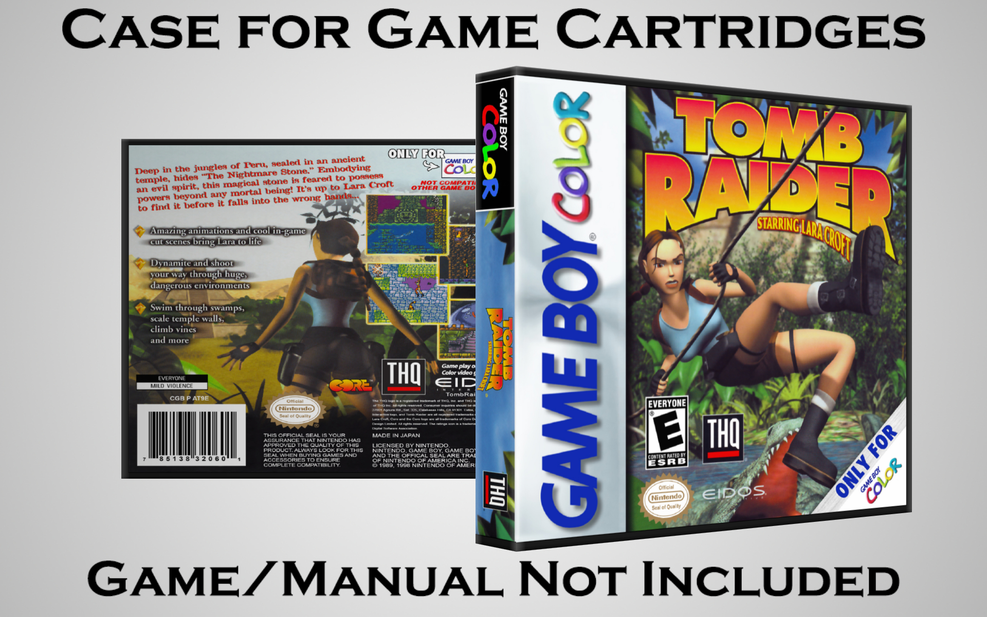 Protective Display Case for Game Boy/Gameboy Color Cartridges - NO GAME/MANUAL - Picture 225 of 249
