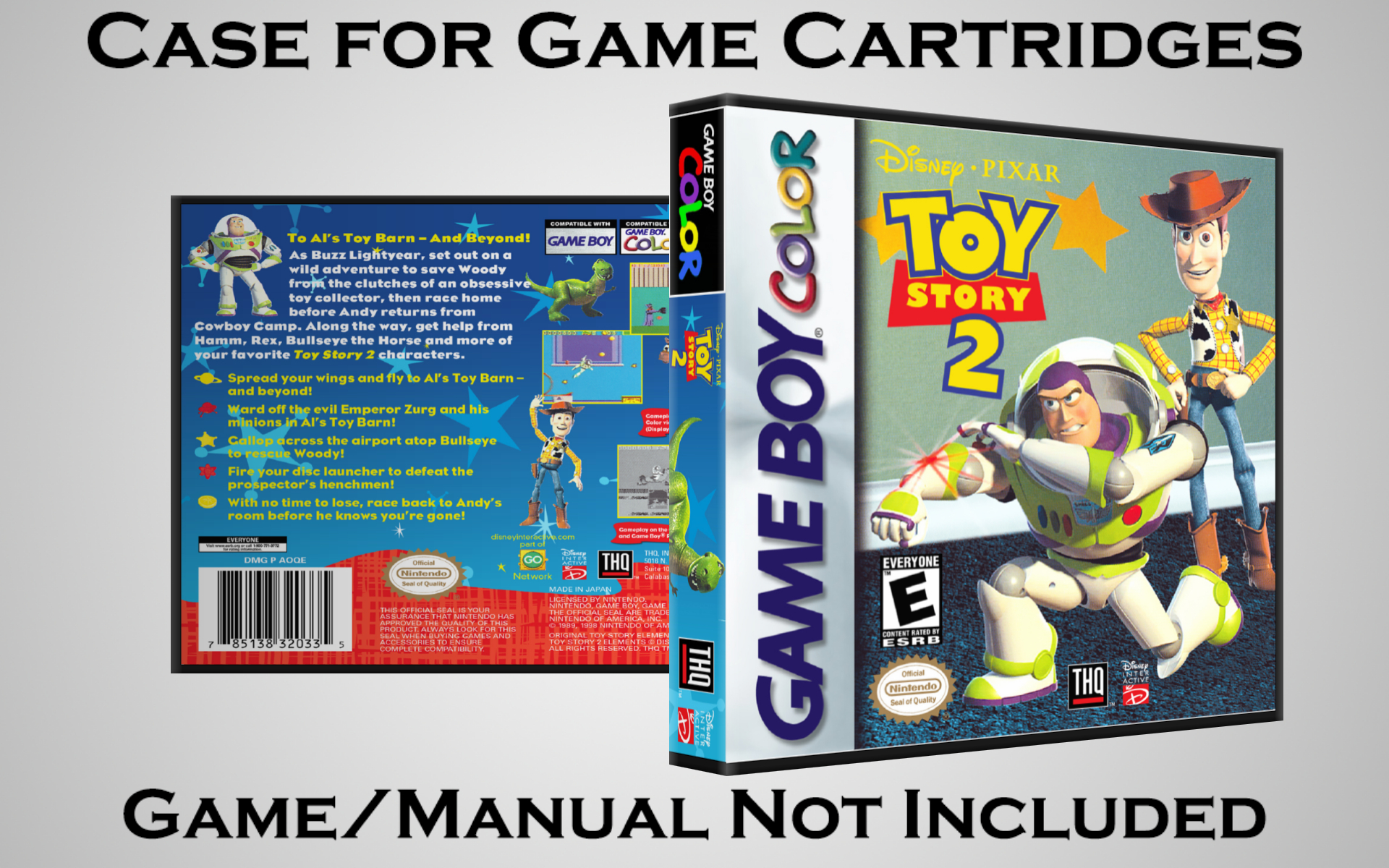 Protective Display Case for Game Boy/Gameboy Color Cartridges - NO GAME/MANUAL - Picture 229 of 249