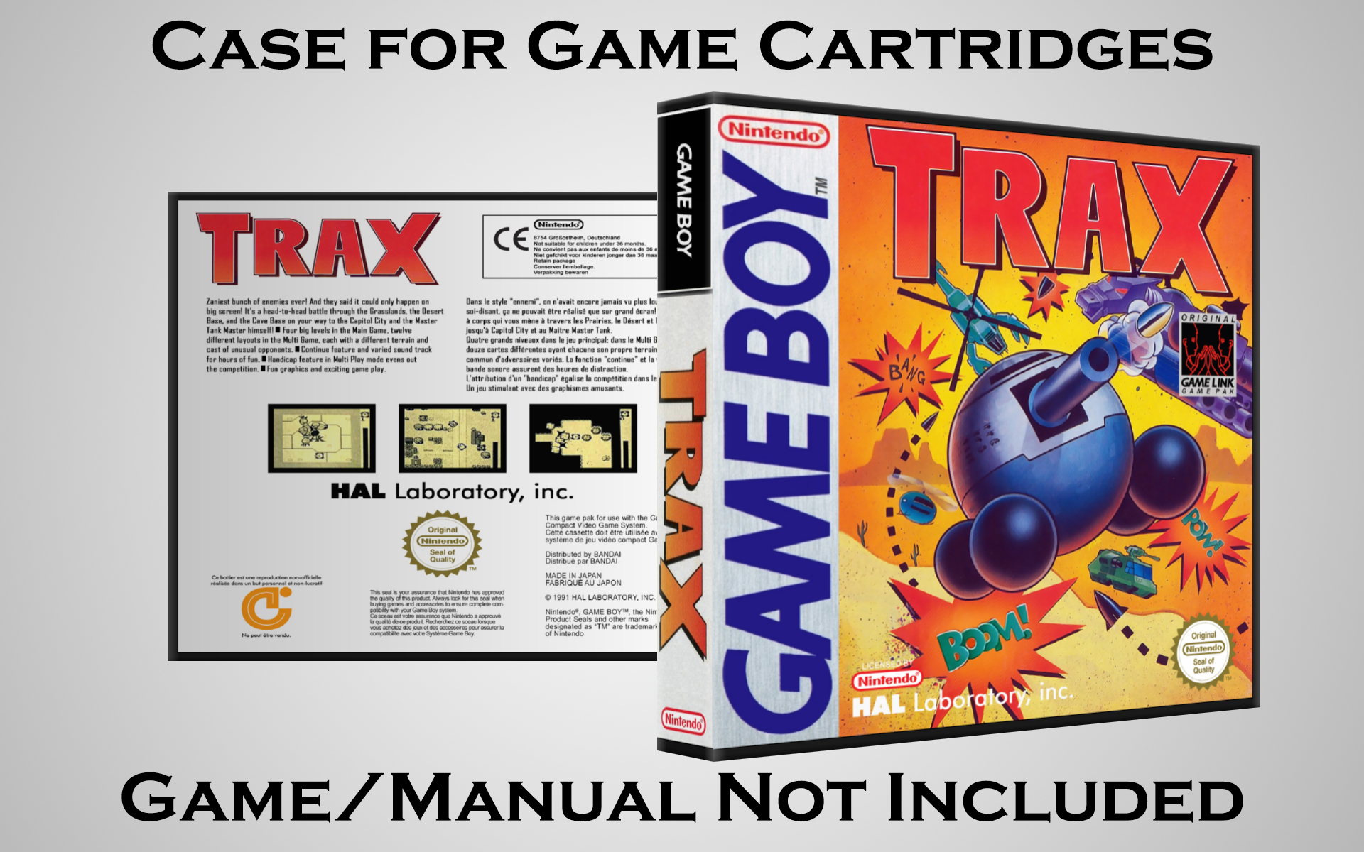 Protective Display Case for Game Boy/Gameboy Color Cartridges - NO GAME/MANUAL - Picture 230 of 249