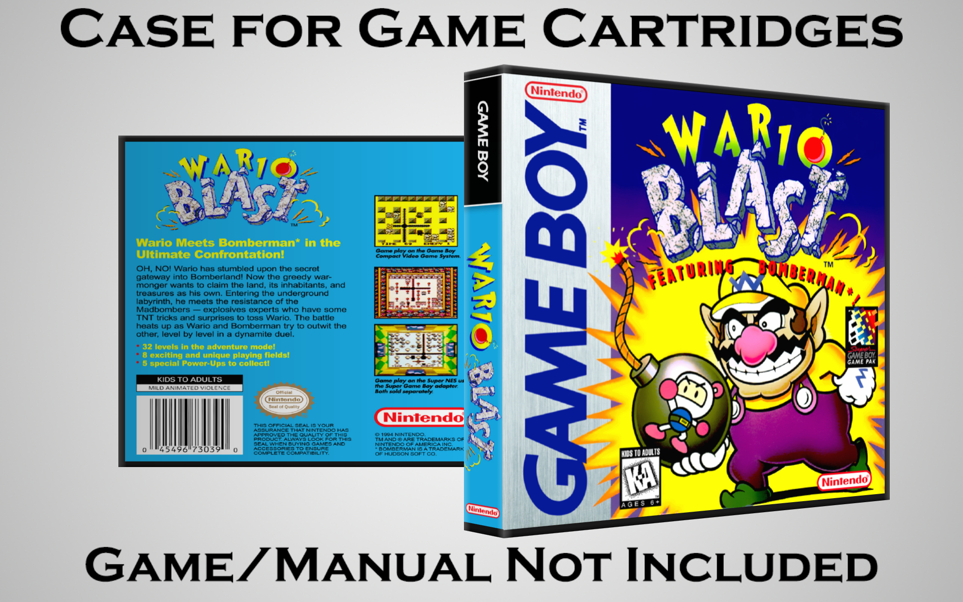 Protective Display Case for Game Boy/Gameboy Color Cartridges - NO GAME/MANUAL - Picture 233 of 249
