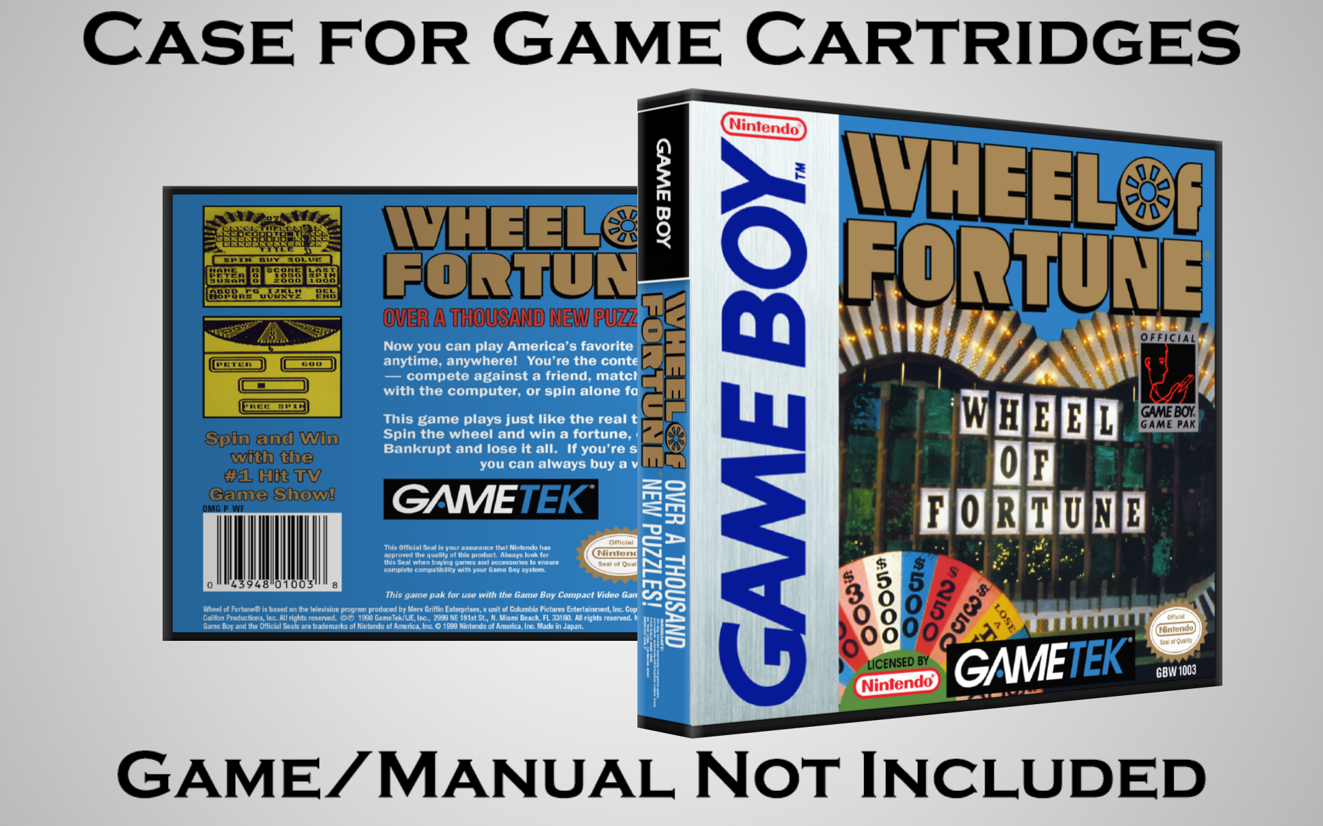 Protective Display Case for Game Boy/Gameboy Color Cartridges - NO GAME/MANUAL - Picture 240 of 249