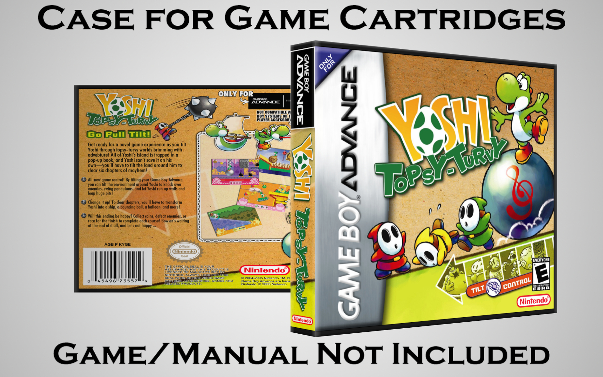 Protective Display Case for Game Boy Advance Cartridges - NO GAME/MANUAL - Picture 236 of 249