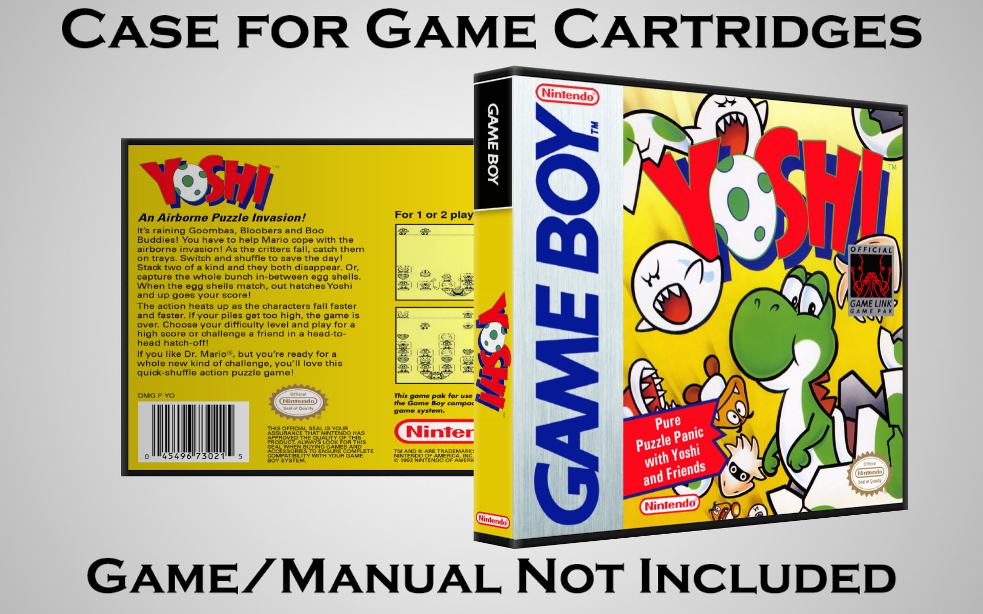 Protective Display Case for Game Boy/Gameboy Color Cartridges - NO GAME/MANUAL - Picture 247 of 249