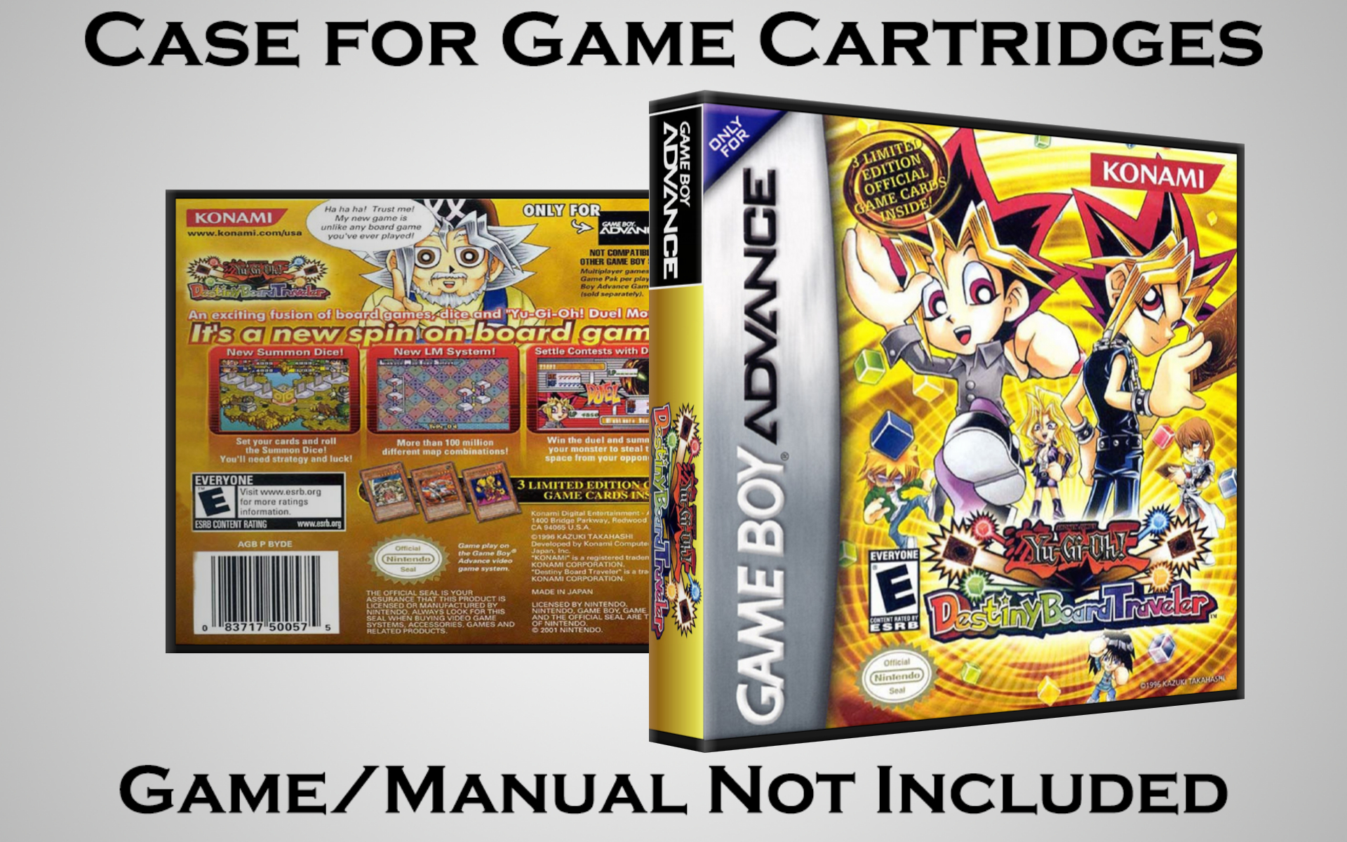 Protective Display Case for Game Boy Advance Cartridges - NO GAME/MANUAL - Picture 245 of 249