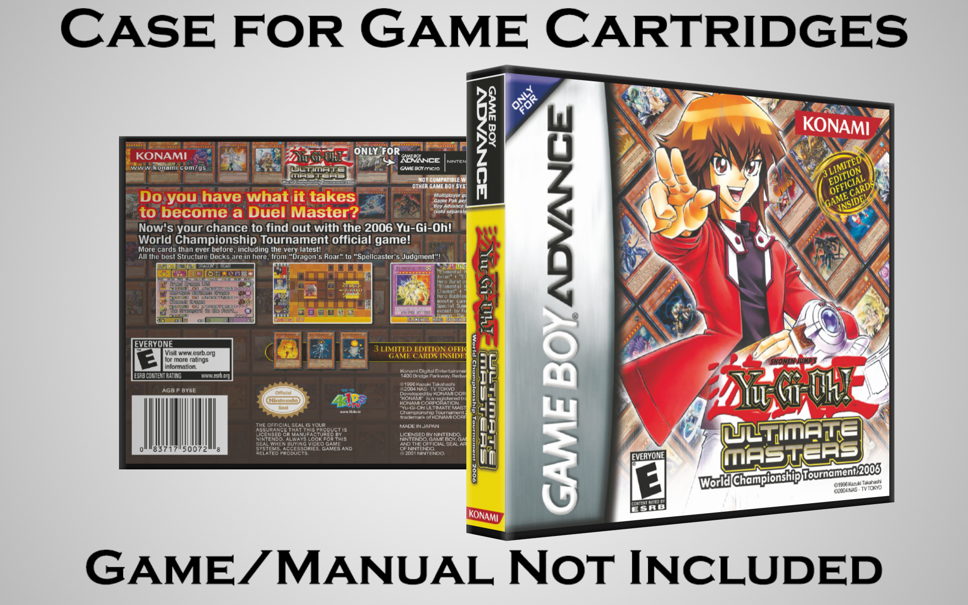 Protective Display Case for Game Boy Advance Cartridges - NO GAME/MANUAL - Picture 242 of 249