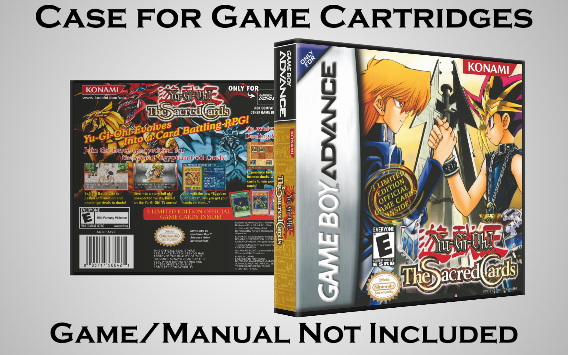 Protective Display Case for Game Boy Advance Cartridges - NO GAME/MANUAL - Picture 241 of 249