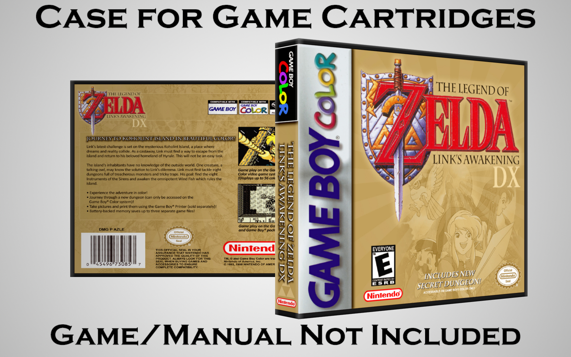 Protective Display Case for Game Boy/Gameboy Color Cartridges - NO GAME/MANUAL - Picture 103 of 249