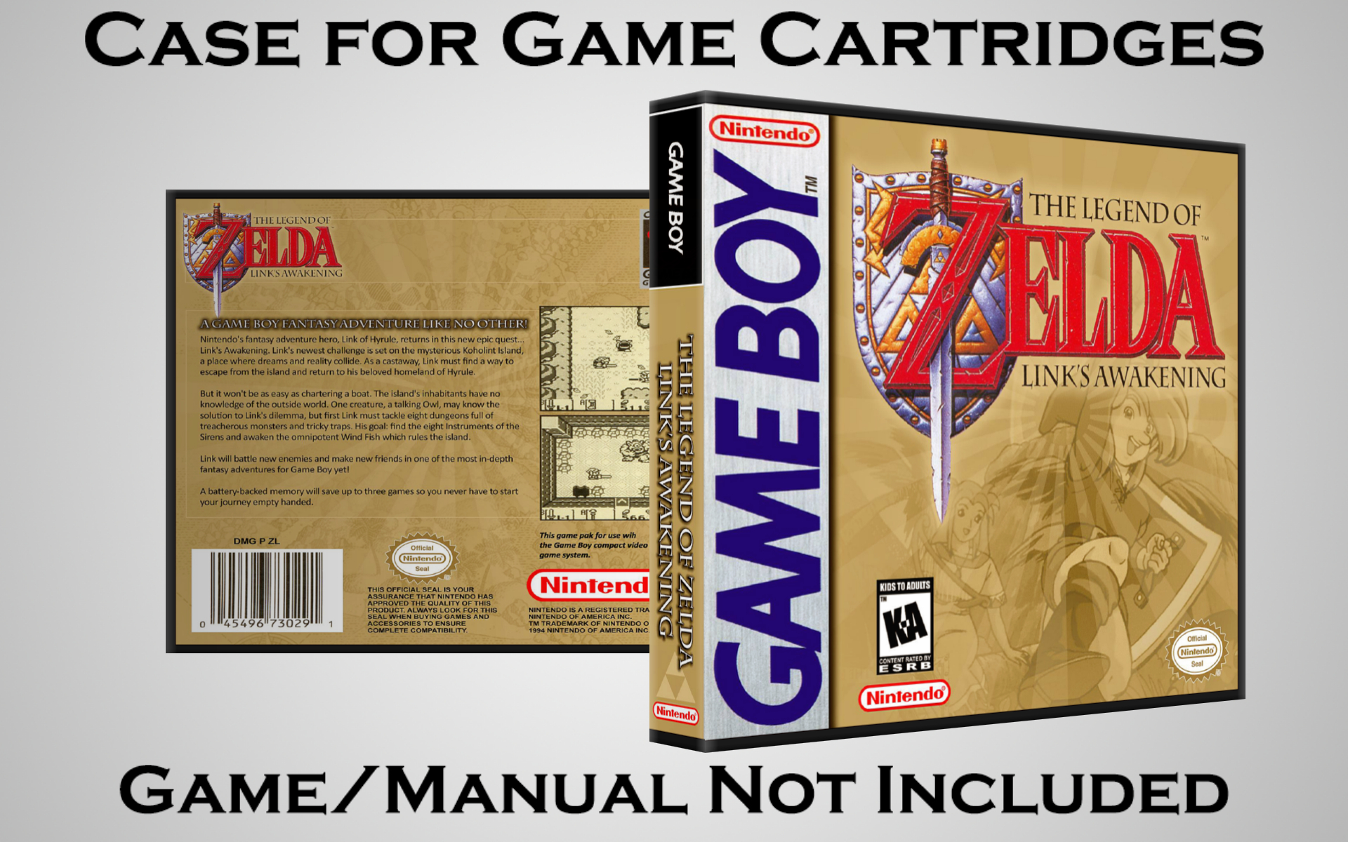 Protective Display Case for Game Boy/Gameboy Color Cartridges - NO GAME/MANUAL - Picture 102 of 249