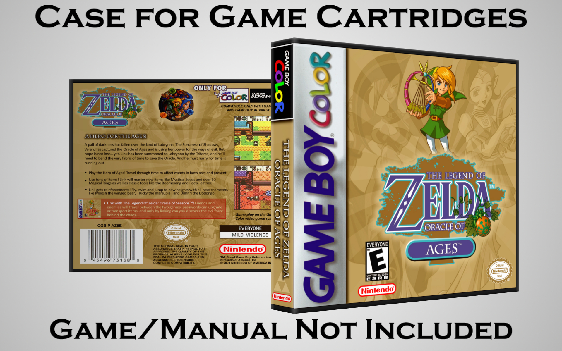Protective Display Case for Game Boy/Gameboy Color Cartridges - NO GAME/MANUAL - Picture 104 of 249