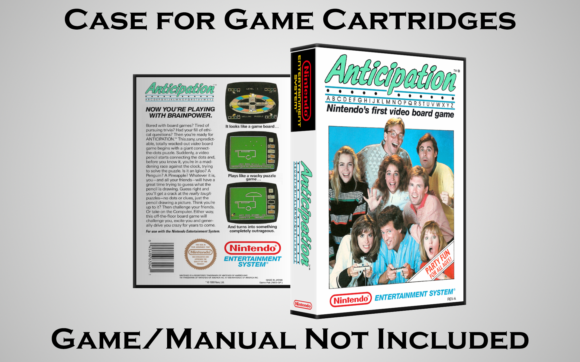 [#-C] Protective Display Case for Nintendo NES Cartridges - NO GAME ...