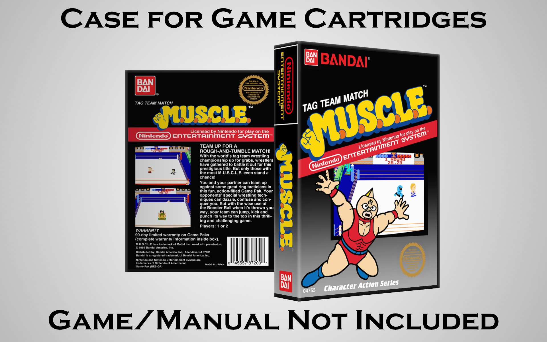 [K-R] Protective Display Case for Nintendo NES Cartridges - NO GAME ...