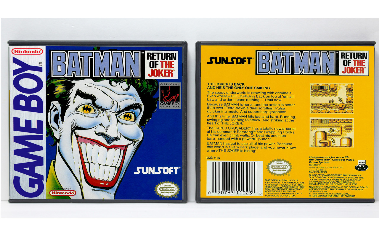 Gaming Relics - Game Boy & Color - Batman: Return of the Joker