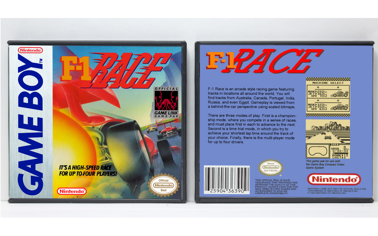 Gaming Relics - Game Boy & Color - F-1 Race