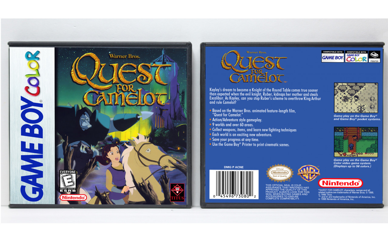 Gaming Relics - Game Boy & Color - Quest for Camelot