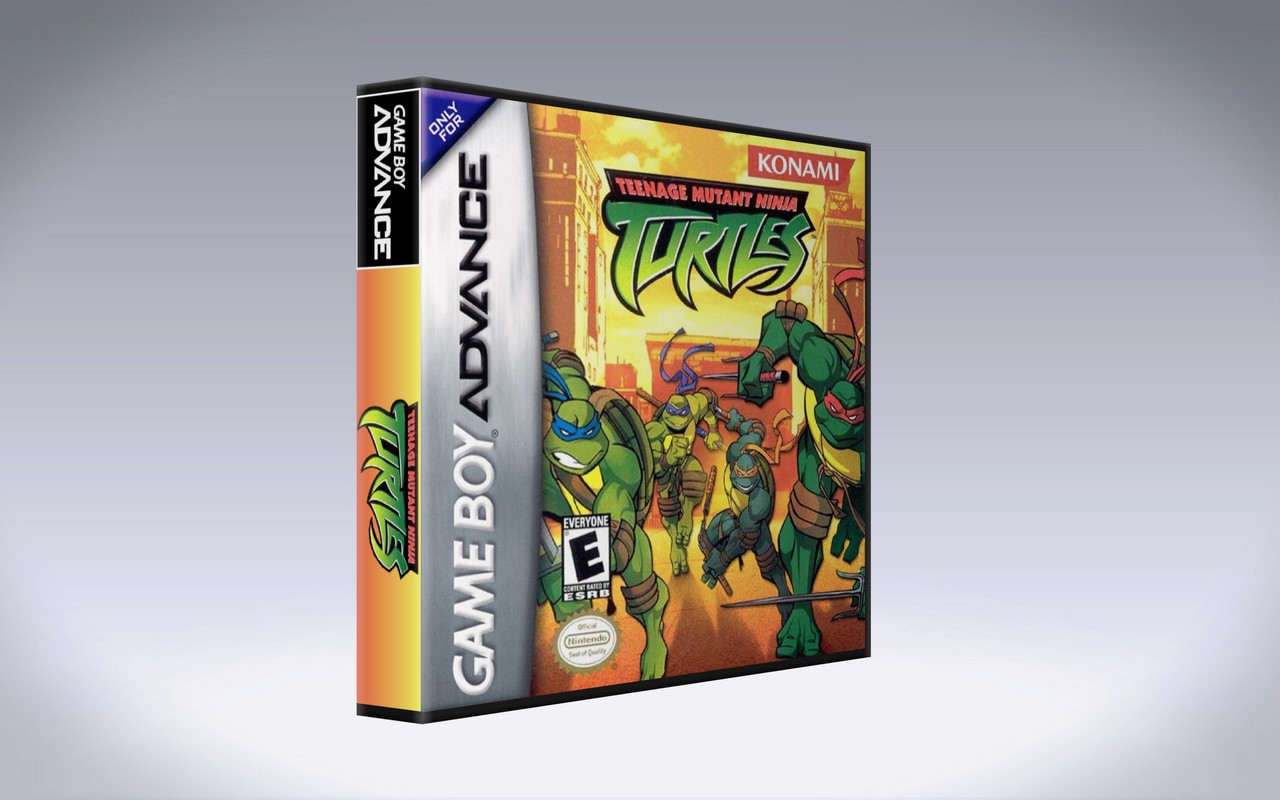 Boîte Vide Gameboy Advance - Teenage Mutant Ninja Turtles Double Pack - EUR