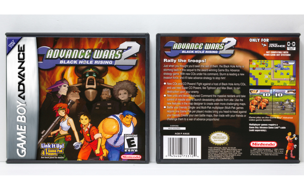 Advance Wars 2: Black Hole Rising Nintendo Game Boy Advance. 