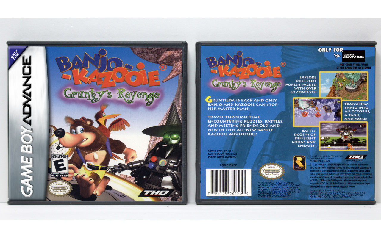 Play Game Boy Advance Banjo Kazooie Grunty's Revenge (E)(Suxxors