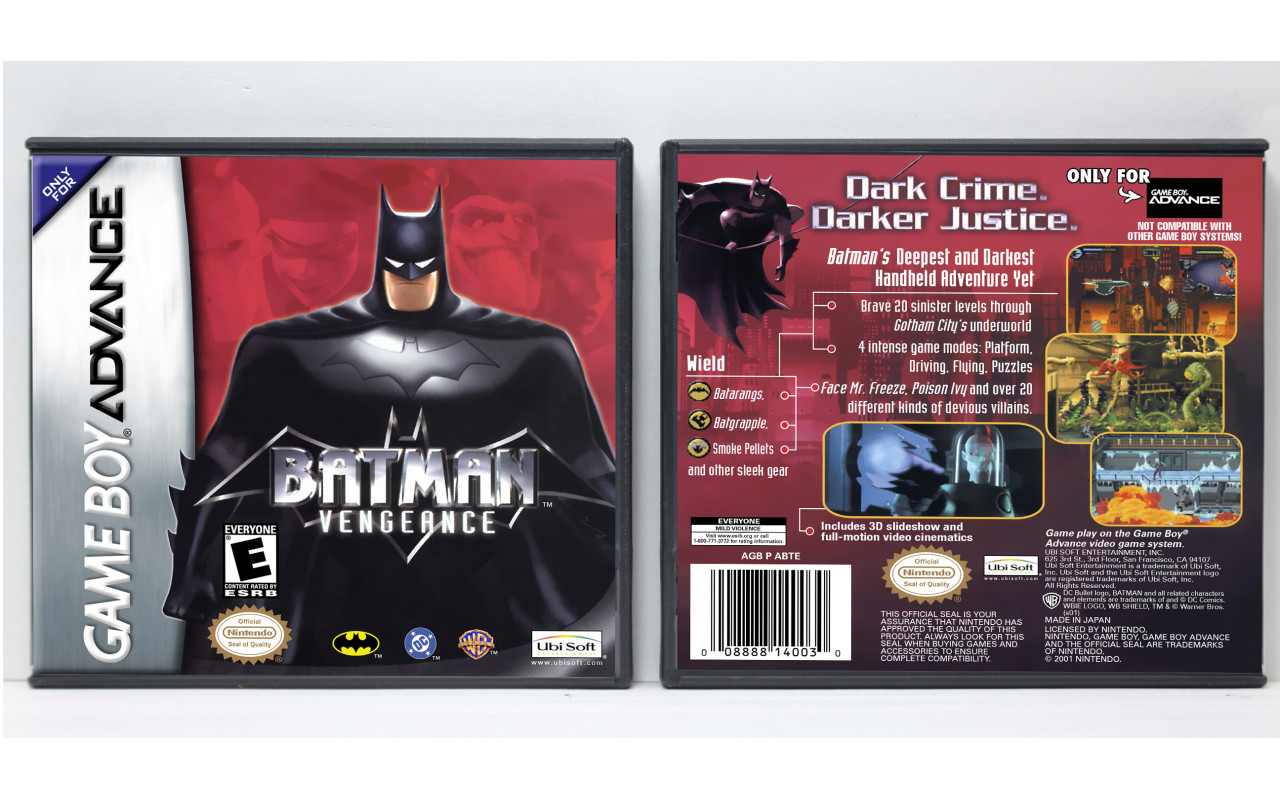 Gaming Relics - Game Boy Advance - Batman: Vengeance