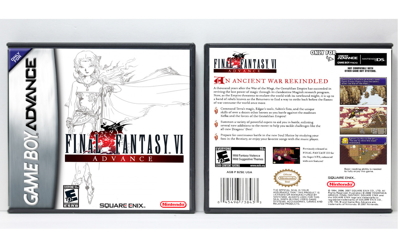 Final Fantasy VI Advance GBA 