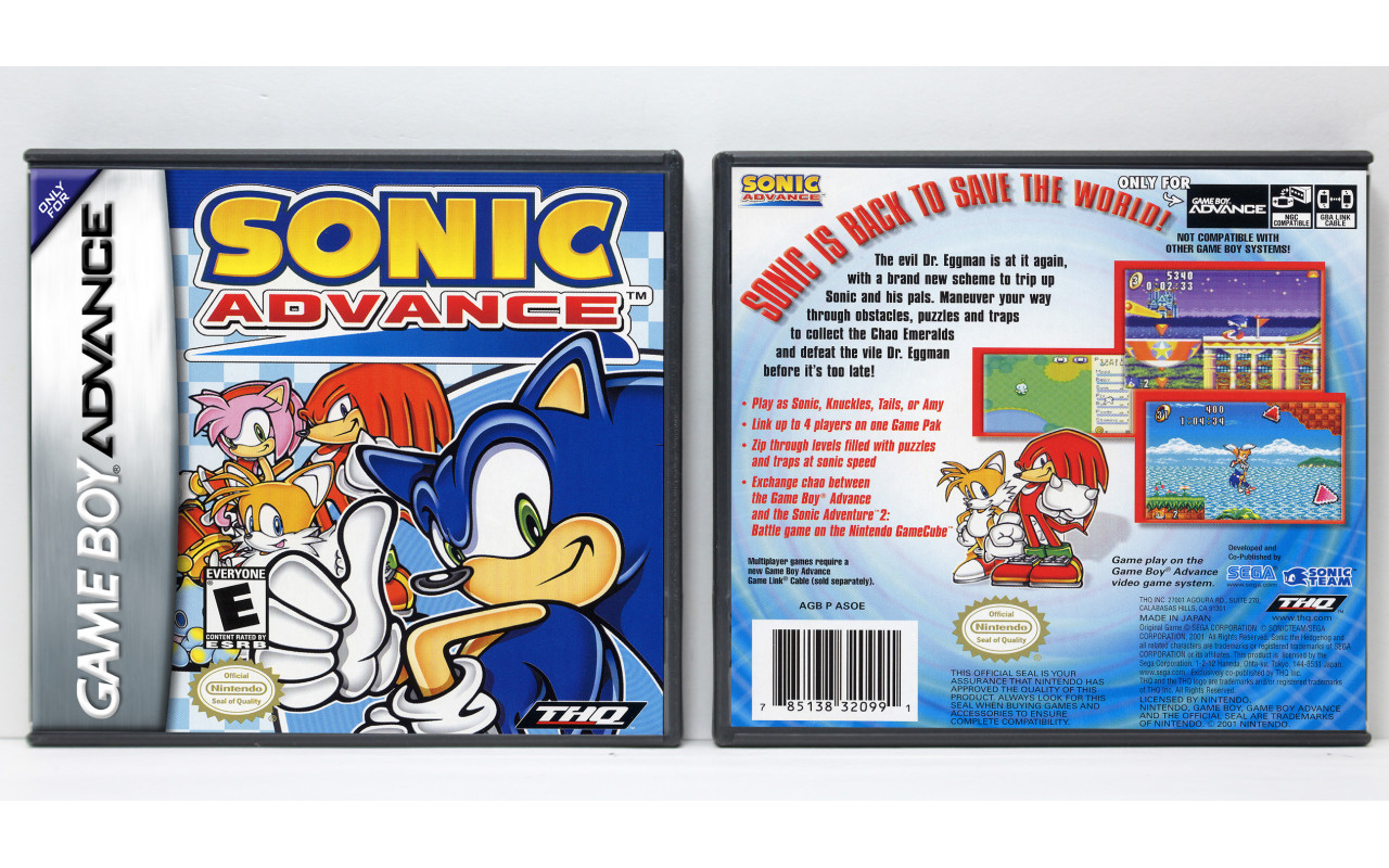 Sonic Games for GBA 