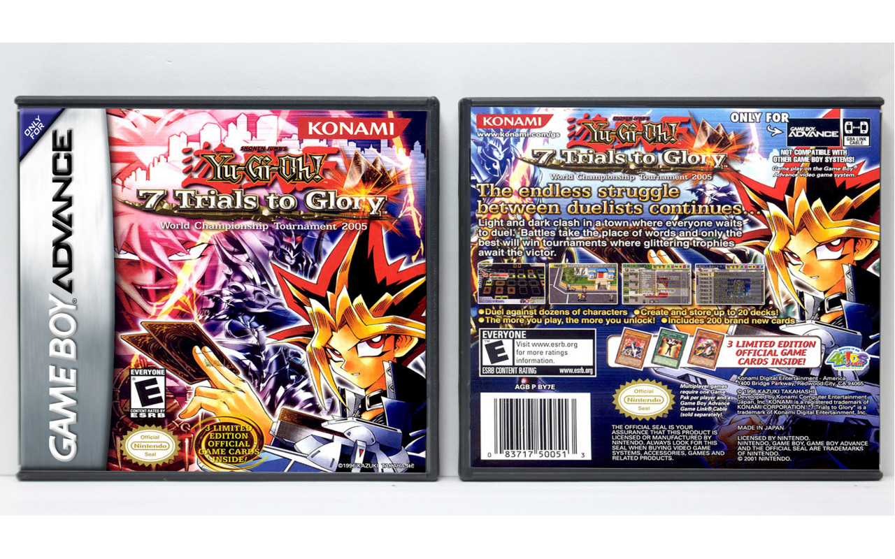 Gaming Relics - Game Boy Advance - Yu-Gi-Oh! 7 Trials to Glory (World  Championship Tournament 2005)