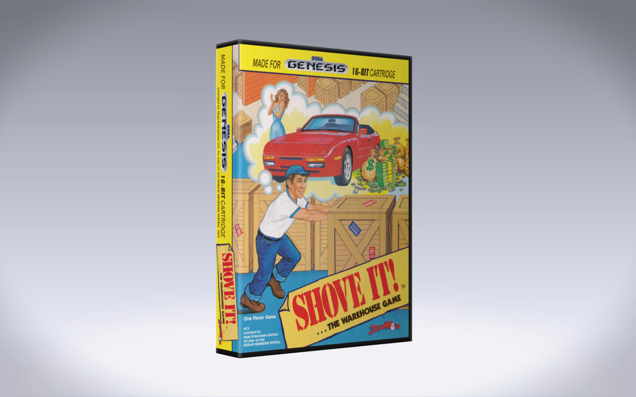 Jeu Shove It! The Warehouse Game Pour Sega Megadrive - Version NTSC-J Japon
