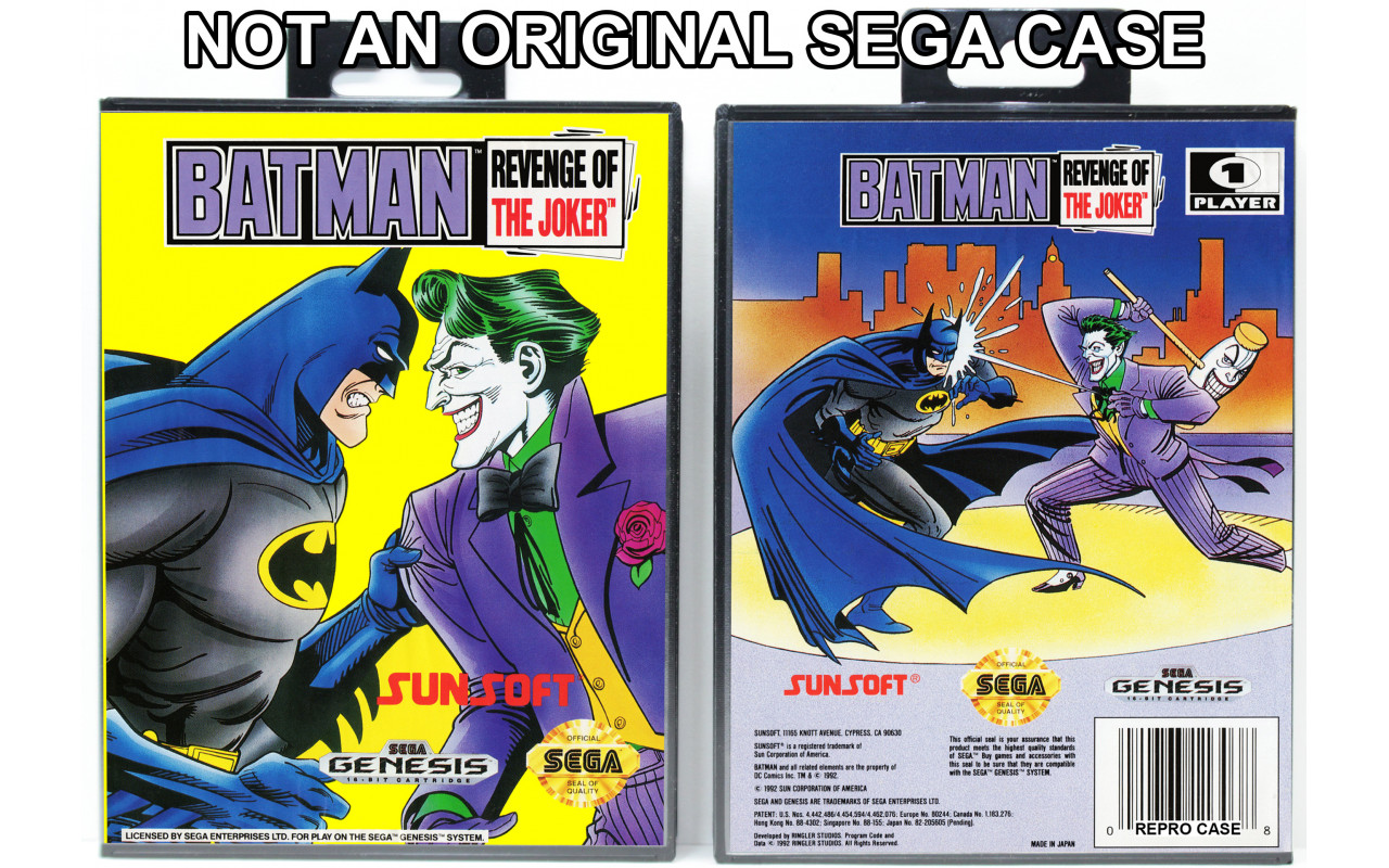 Gaming Relics - Sega Genesis - Batman Revenge of the Joker