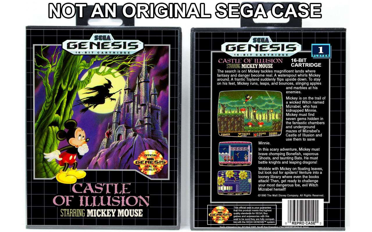 Notice SEGA Game Gear - Castle Of Illusion Starring Mickey Mouse - Bon état