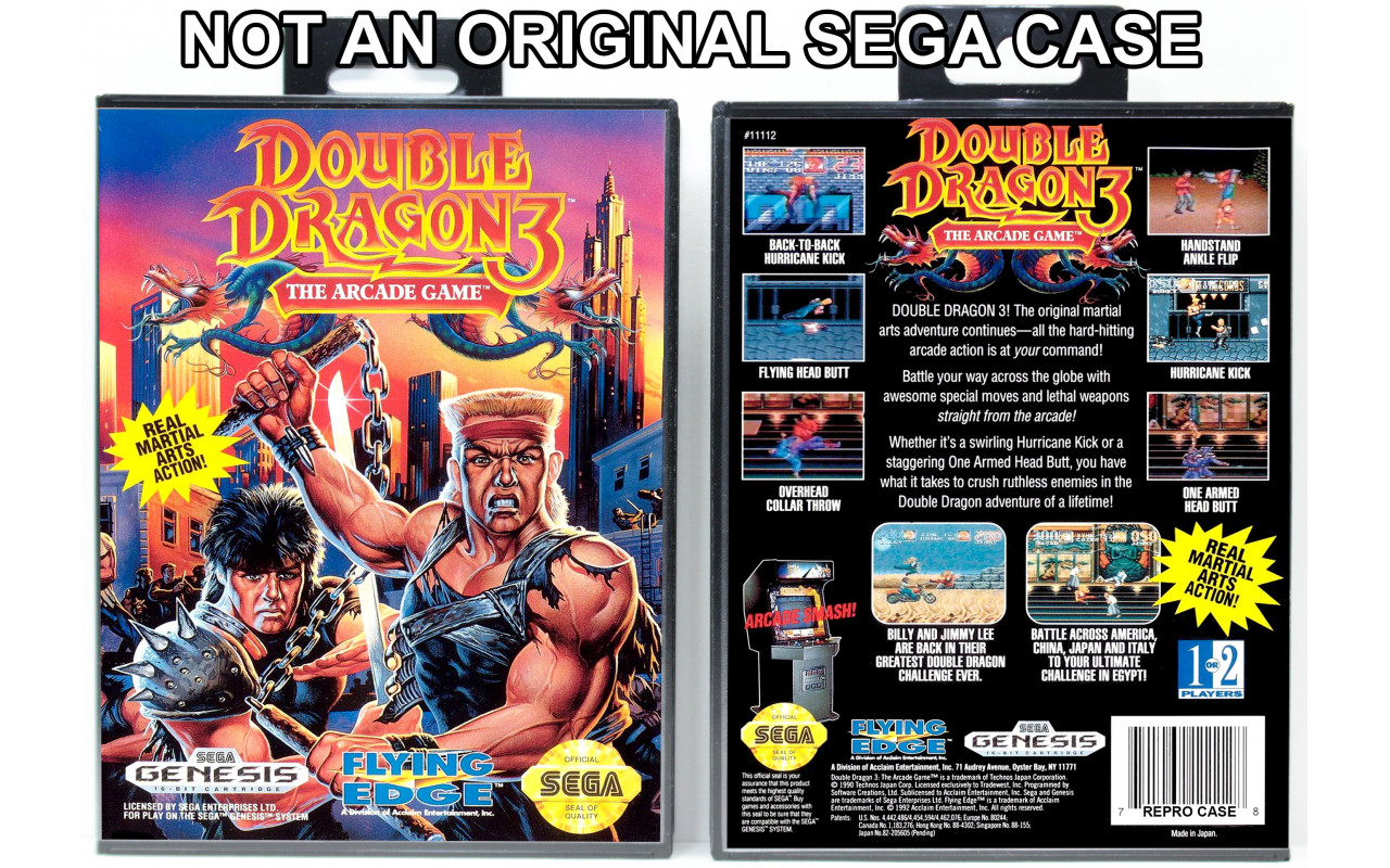 Double Dragon III The Arcade Game Sega Genesis