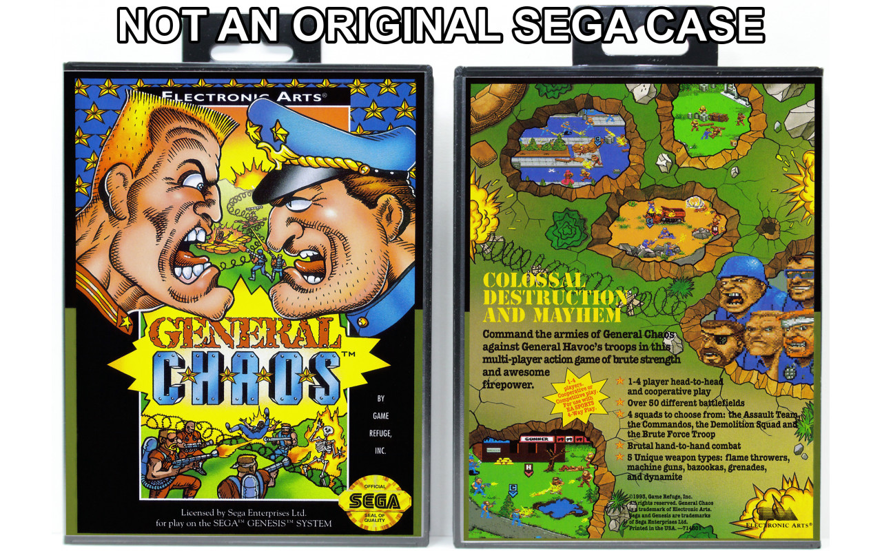 Gaming Relics - Sega - Sega Genesis - General Chaos (Requires YOU to ...