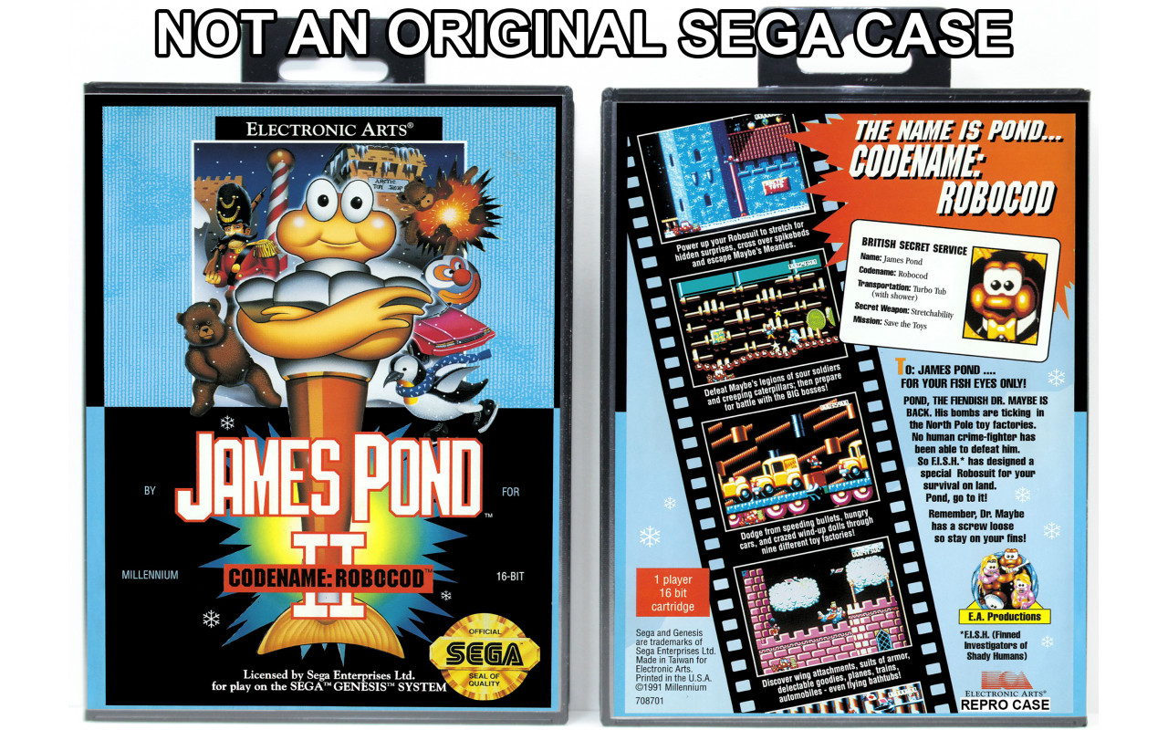 Jeu James Pond 2 Codename Robocod Pour SEGA Game Gear - Très Bon état Complet