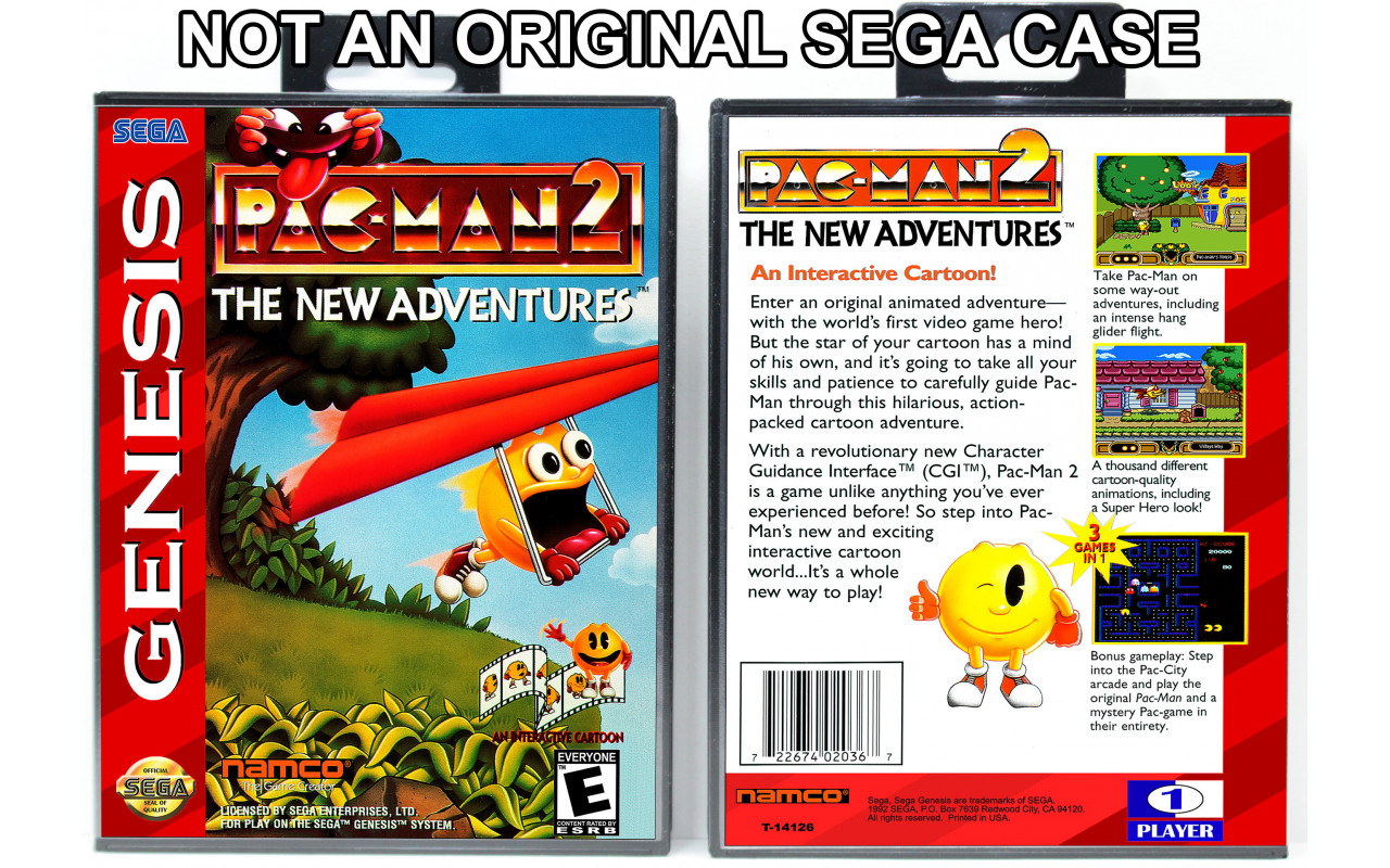 Gaming Relics - Sega Genesis - Pac-Man 2: The New Adventures