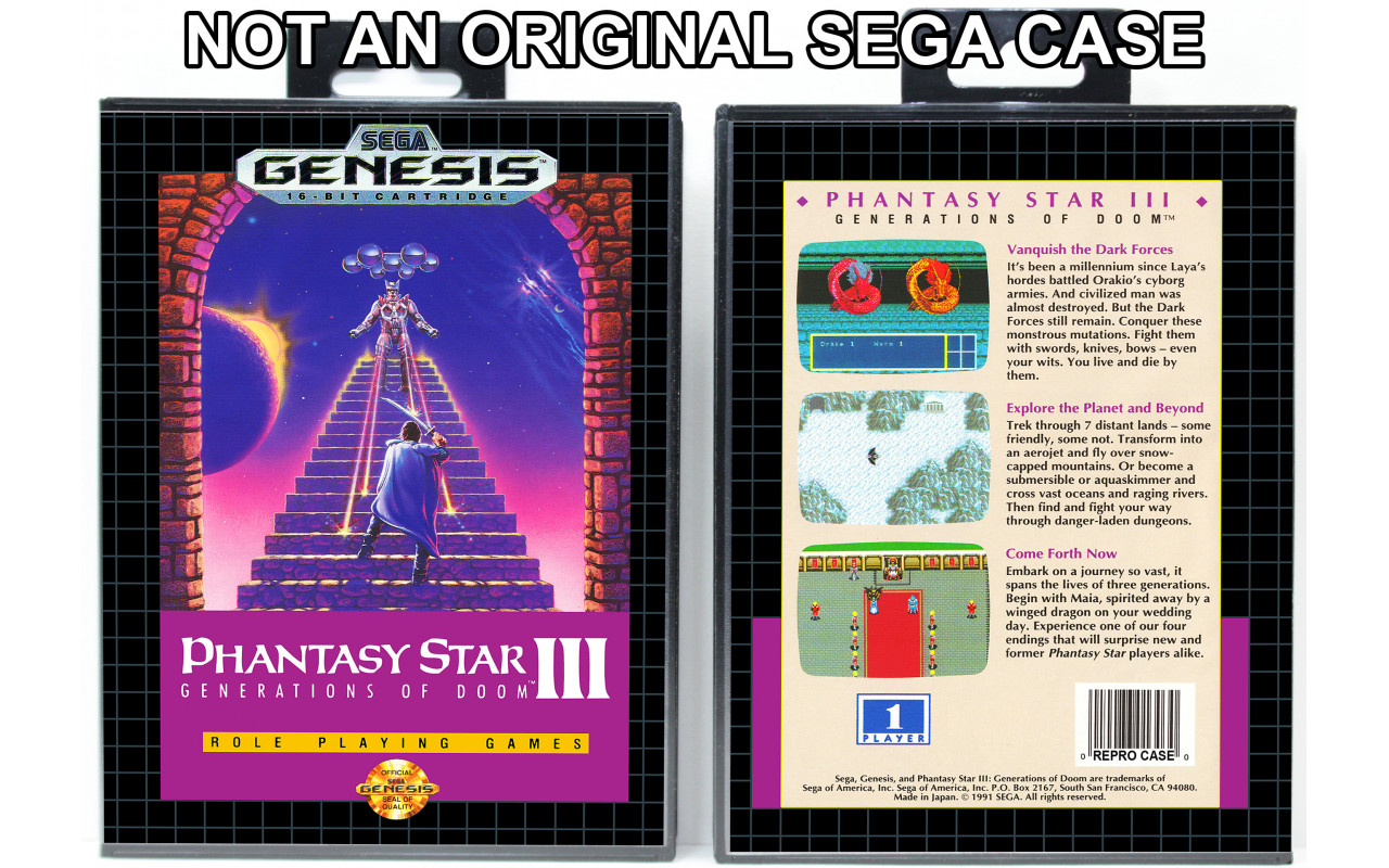 Phantasy Star III Generations of Doom. Phantasy Star III - Generations of Doom Sega. Phantasy Star 3 Sega. Sega Genesis Phantasy Star.