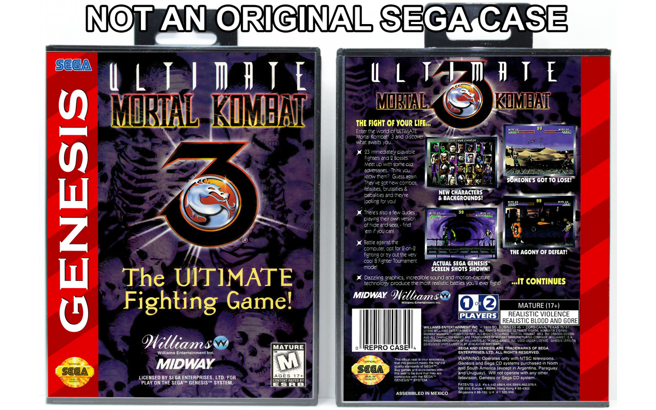 Ultimate Mortal Kombat 3 (Sega Genesis) –   kombat-3-sega…