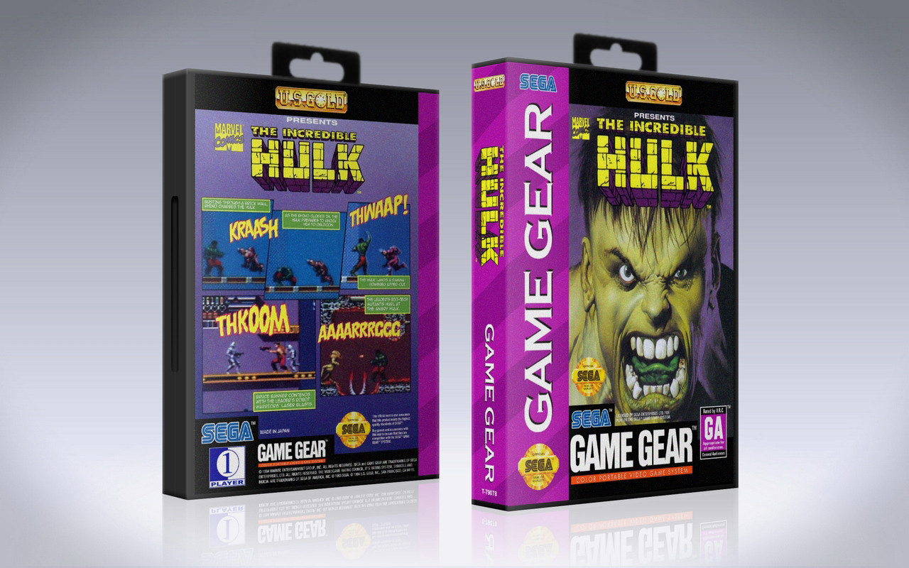 Gaming Relics - Sega - Game Gear - Incredible Hulk, The