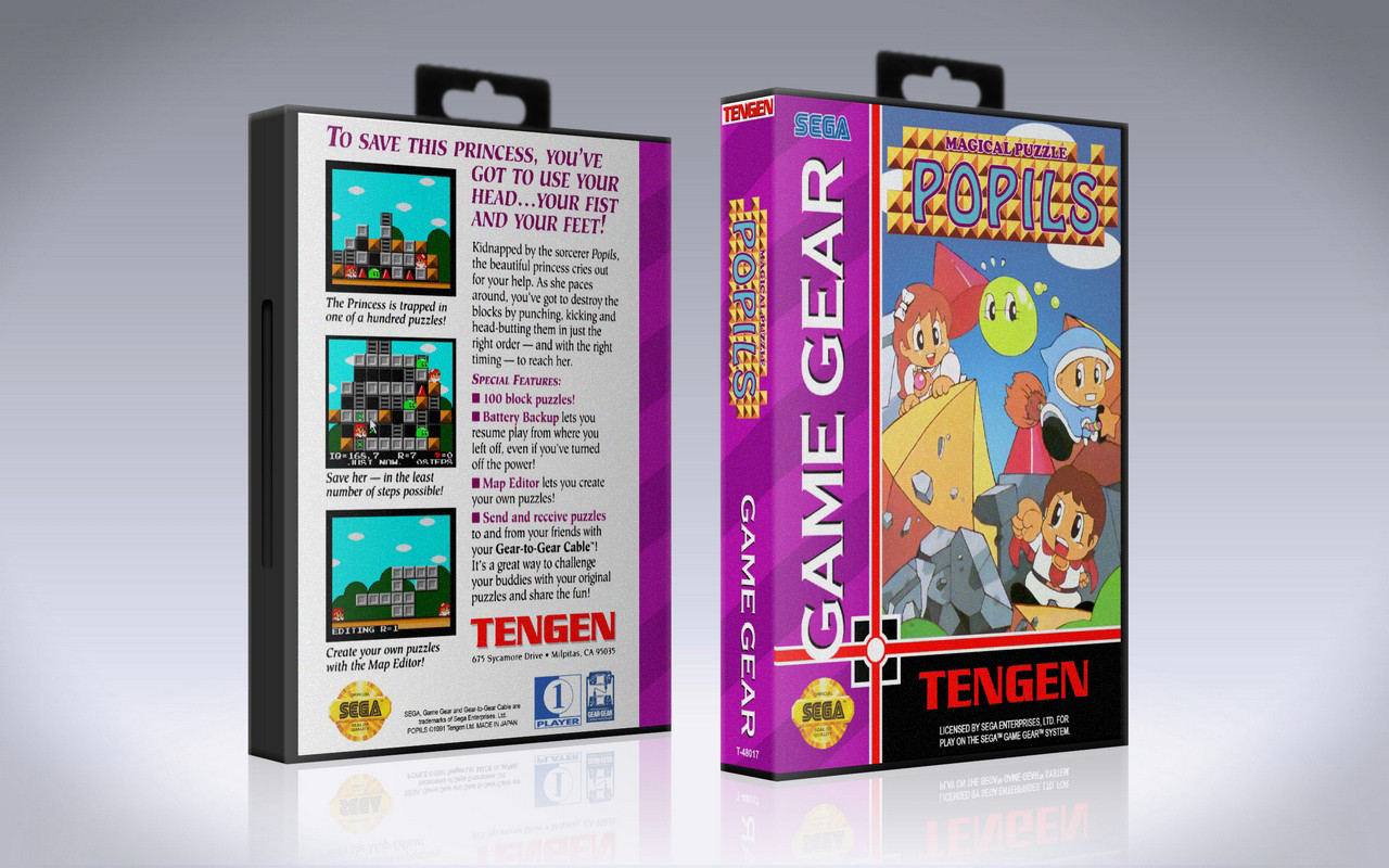 Gaming Relics - Sega - Game Gear - Magical Puzzle Popils