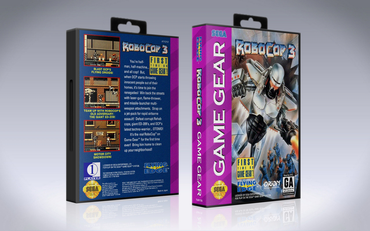 Gaming Relics - Game Gear - RoboCop 3