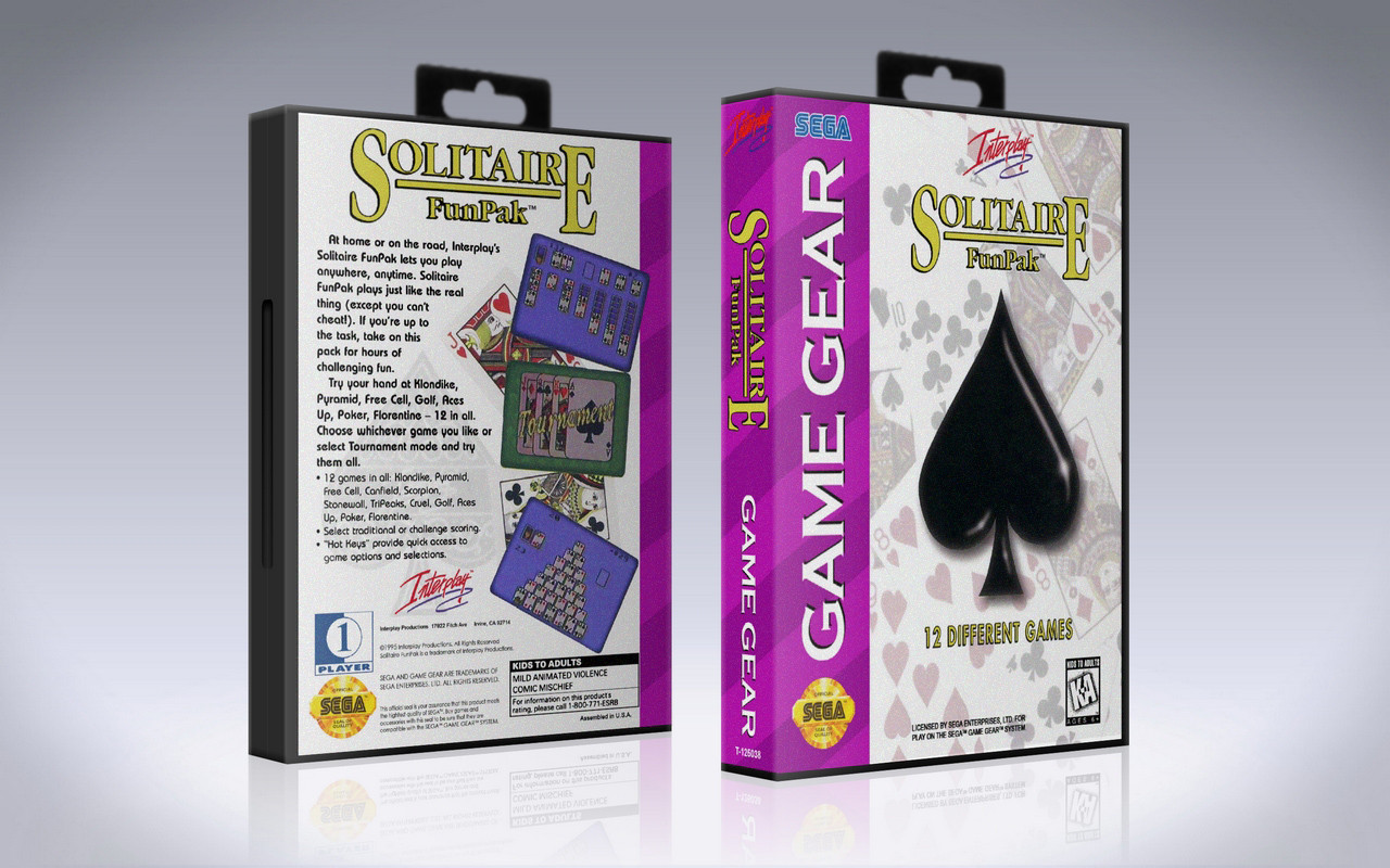 Gaming Relics - Game Gear - Solitaire FunPak