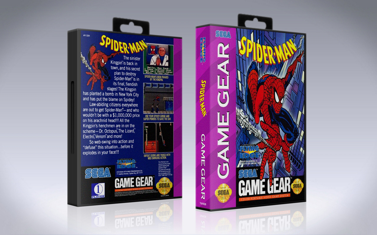 Jeu Vidéo Spider-Man Sur Sega Game Gear - Cartouche Seule - Très Bon état